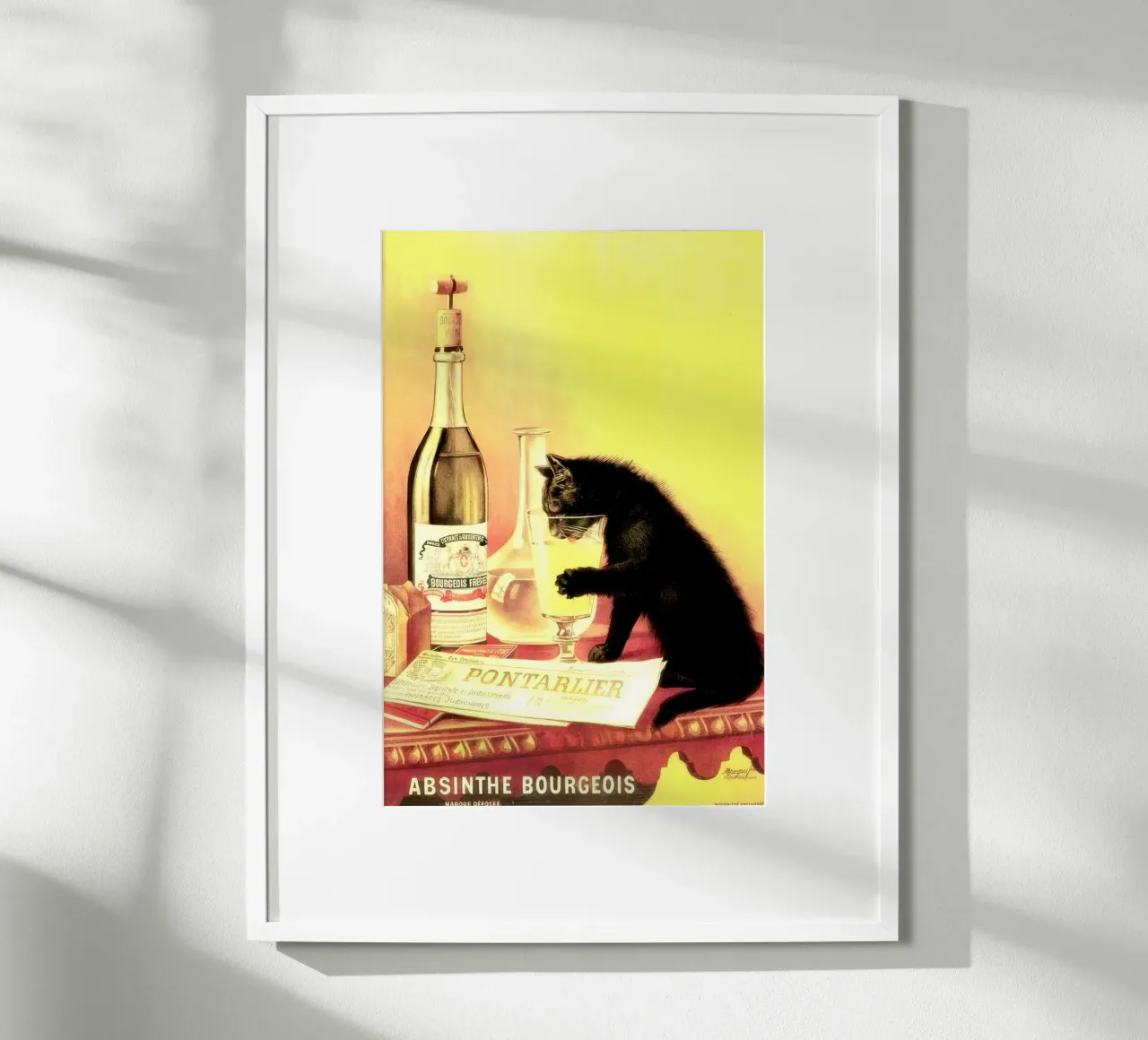 Assenzio borghese poster con telaio in alluminio da Beauty wall