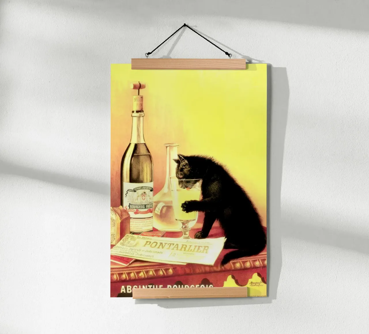 Assenzio borghese poster con telaio in alluminio da Beauty wall