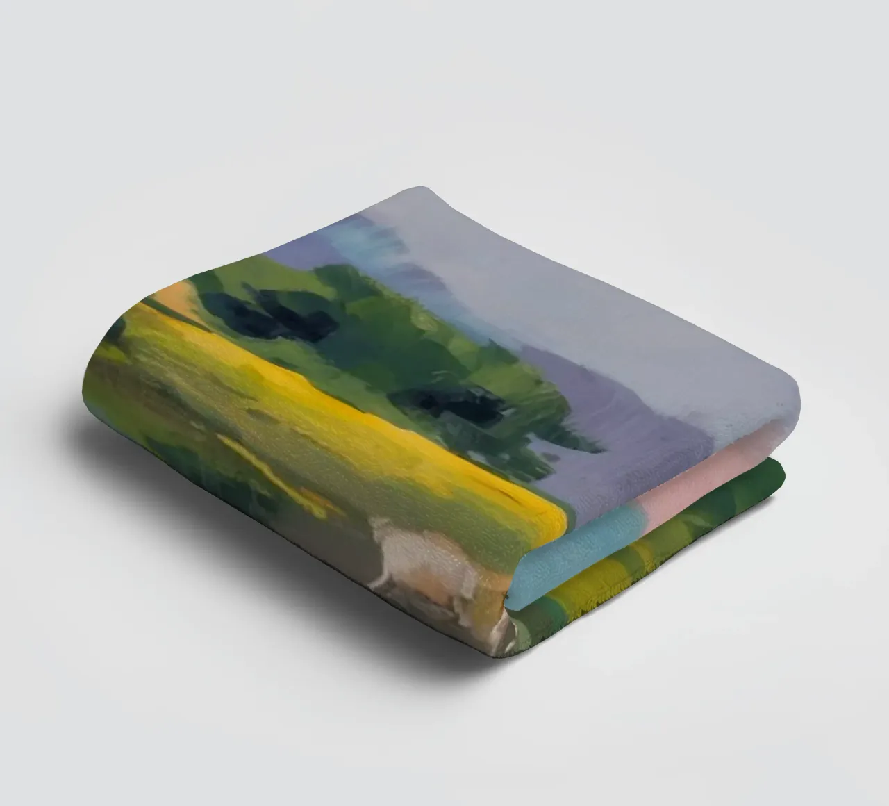 Rustige weide badhanddoek van Radiance Landscape
