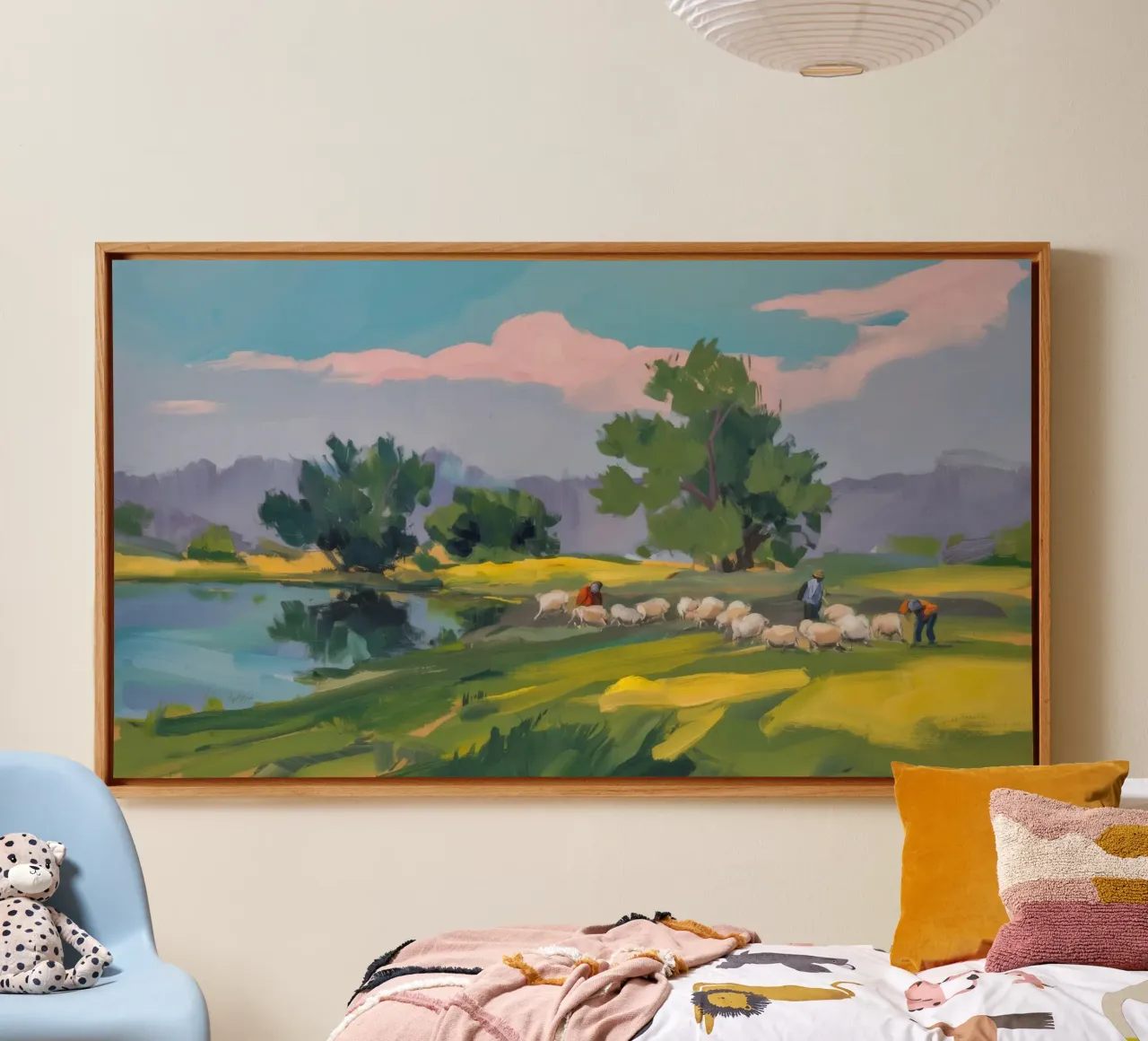 Rustige weide canvas van Radiance Landscape