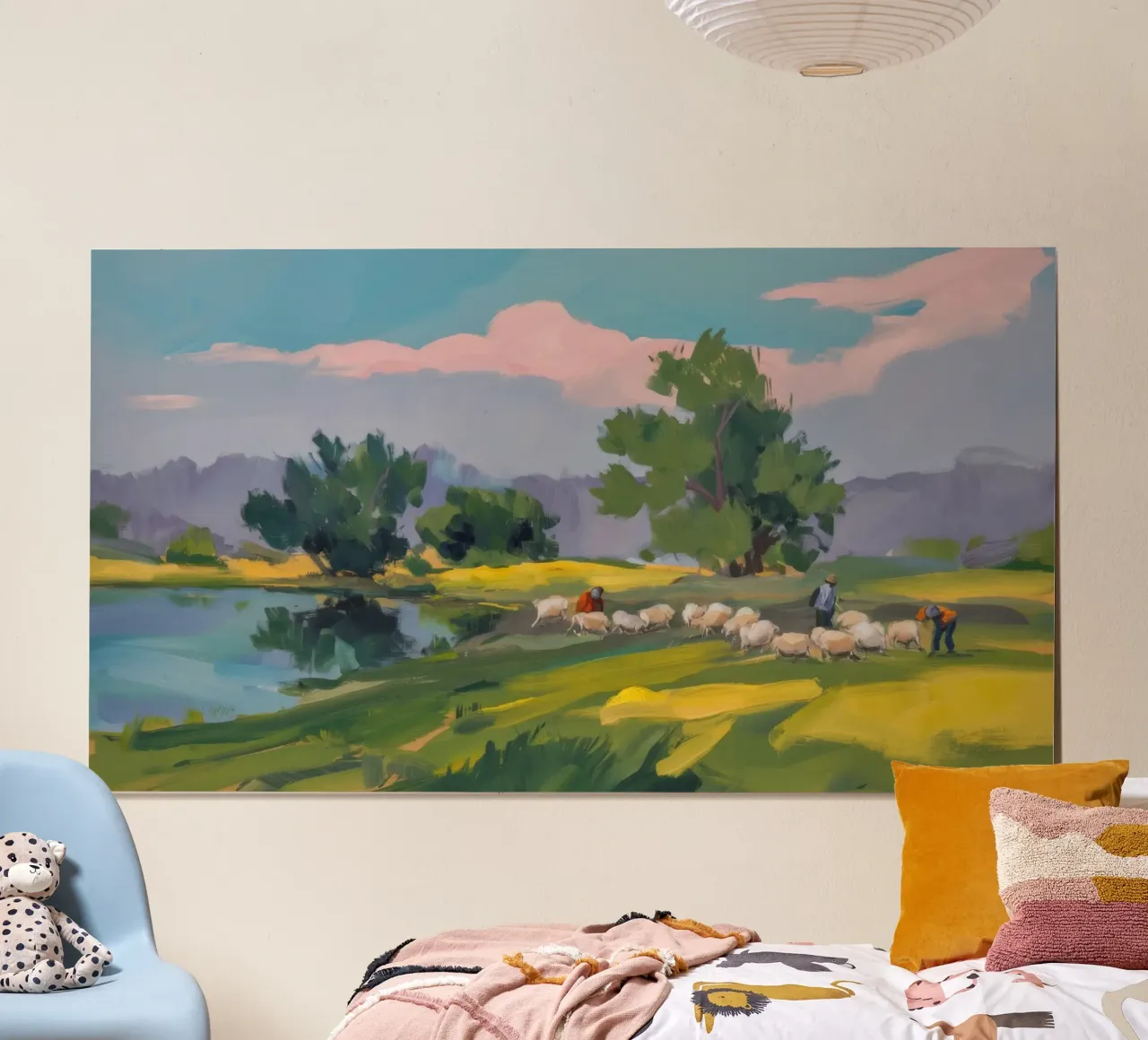 Rustige weide poster van Radiance Landscape