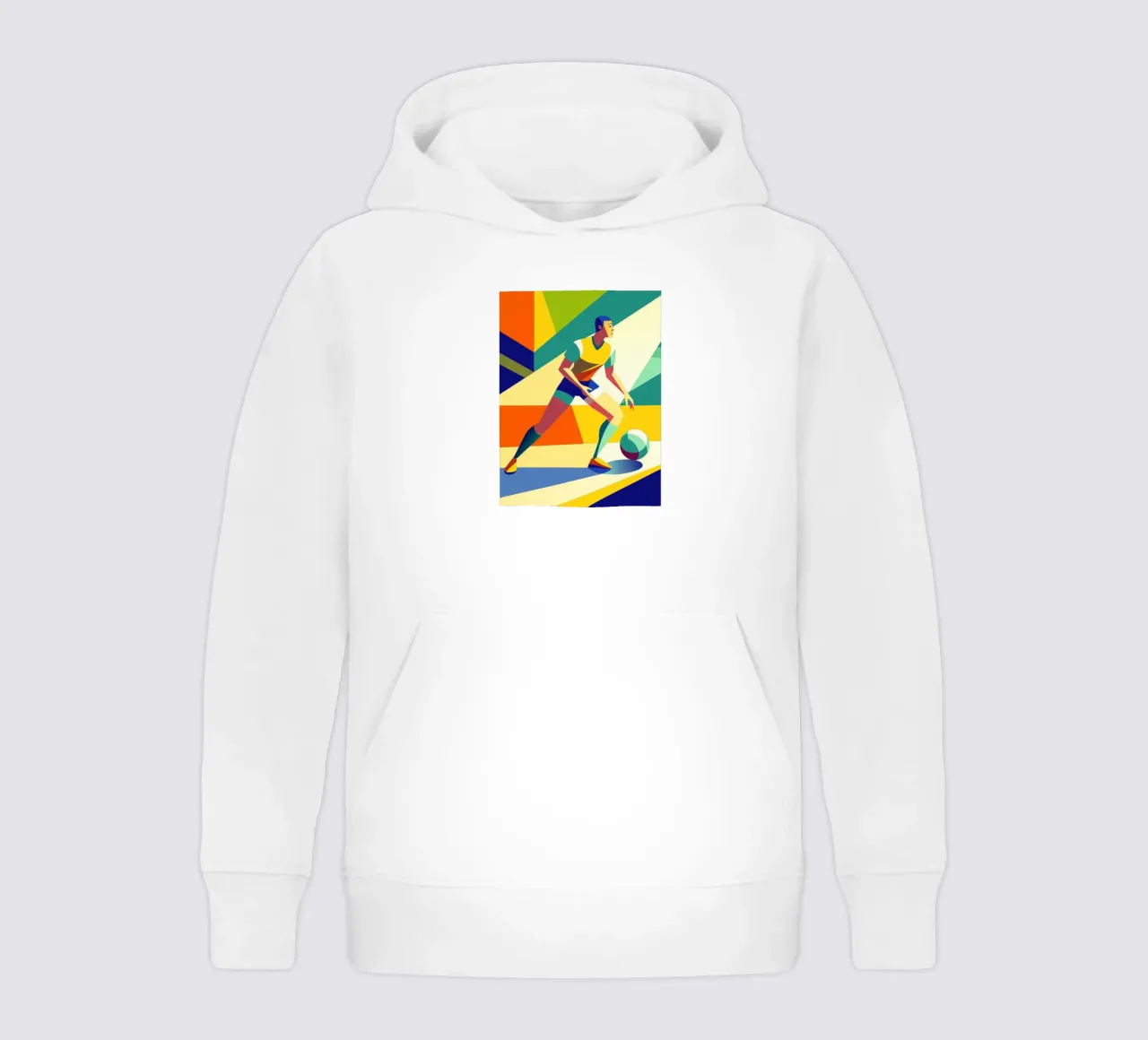 soccer ball sport vector imagination kids hoodie by Faiza
