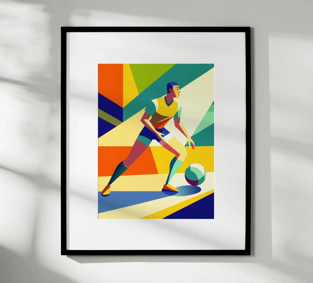 voetbal sport vector verbeelding poster van Faiza