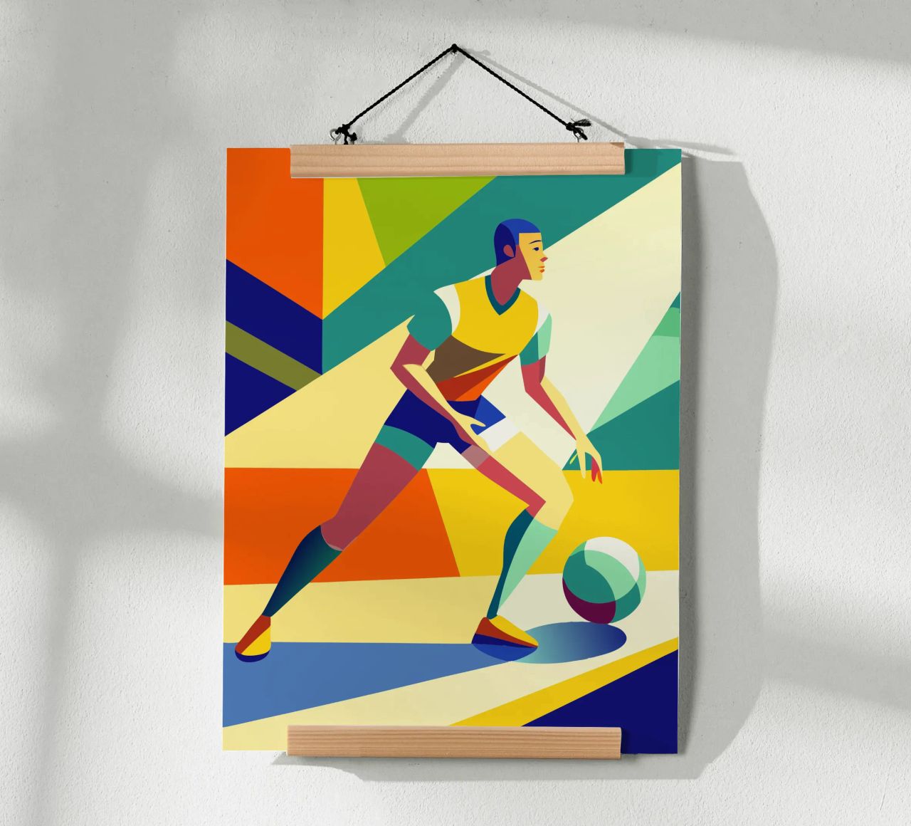 voetbal sport vector verbeelding poster van Faiza