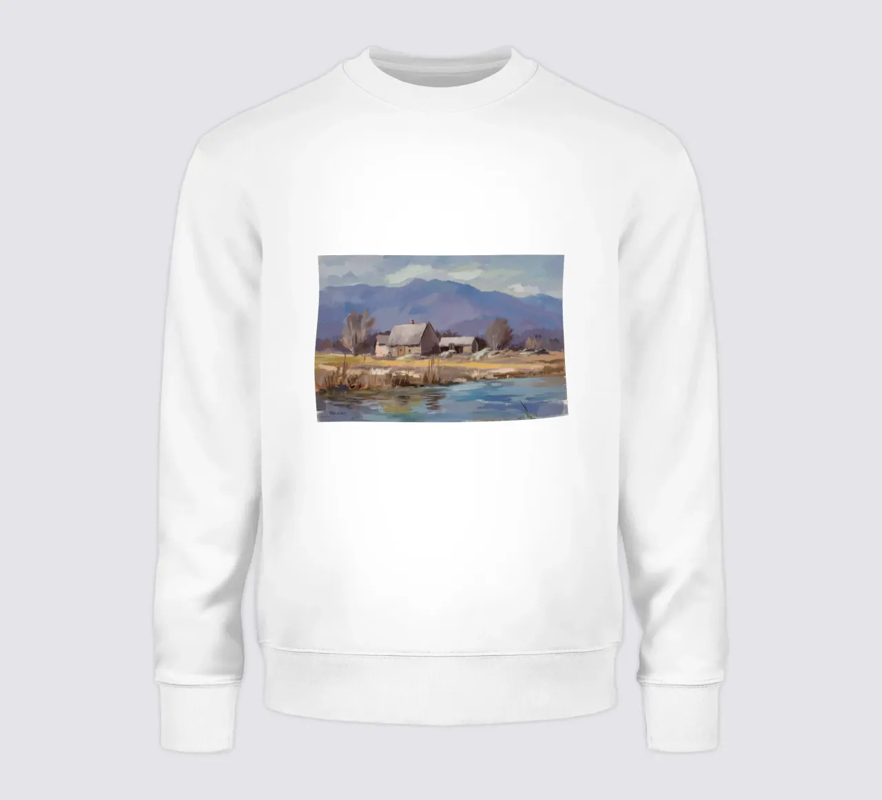Fiume Homestead Inverno felpa da Radiance Landscape