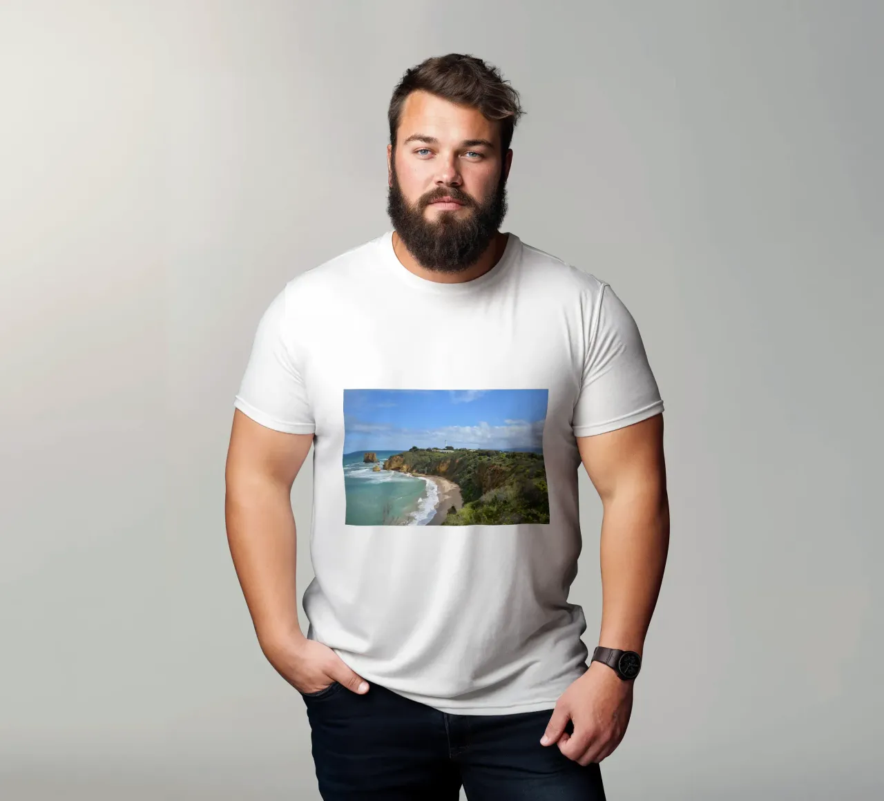 Faro di Split Point - Great Ocean Road Australia t-shirt da byrieneke