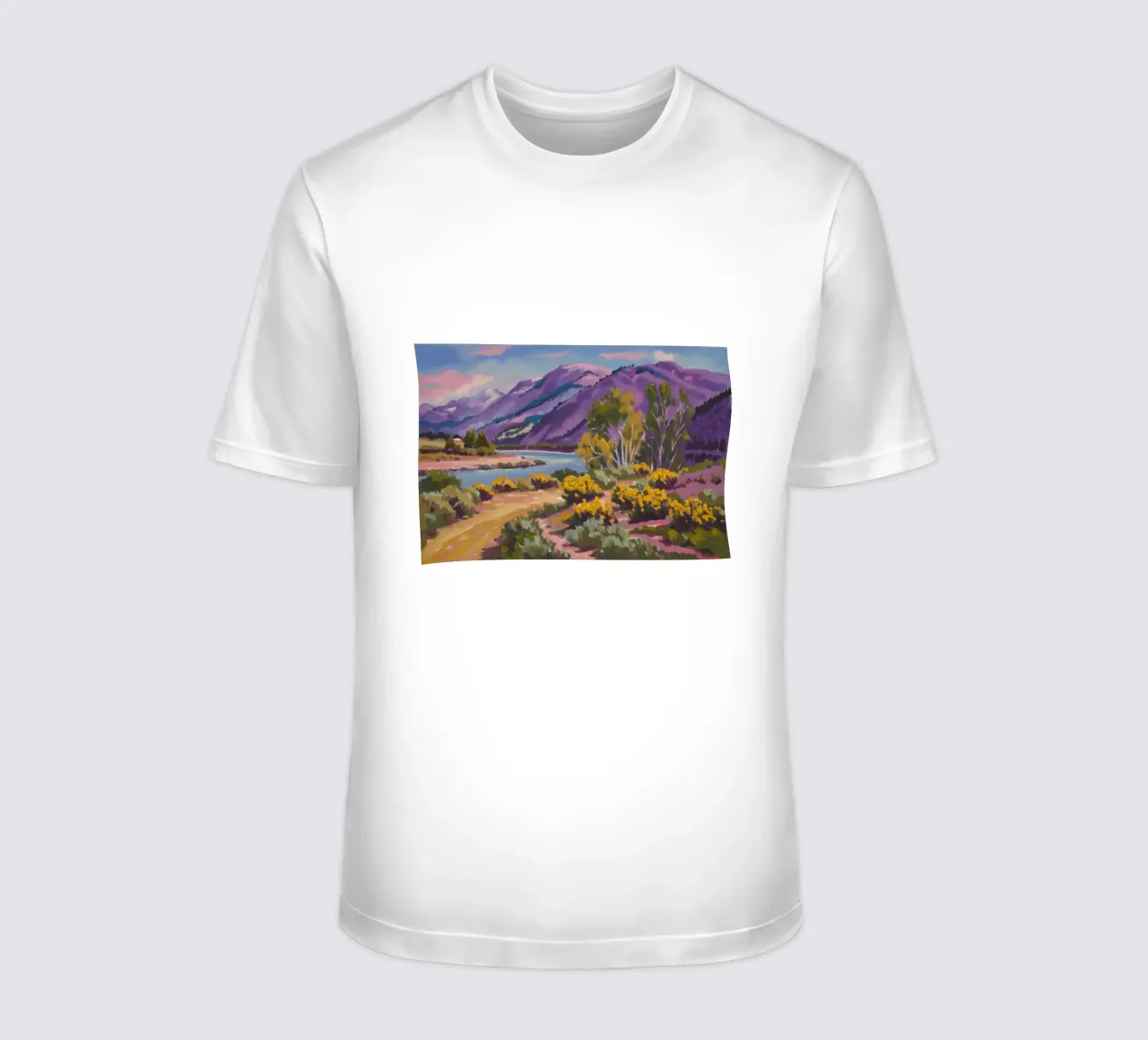 Fiume delle betulle autunnale t-shirt da Radiance Landscape