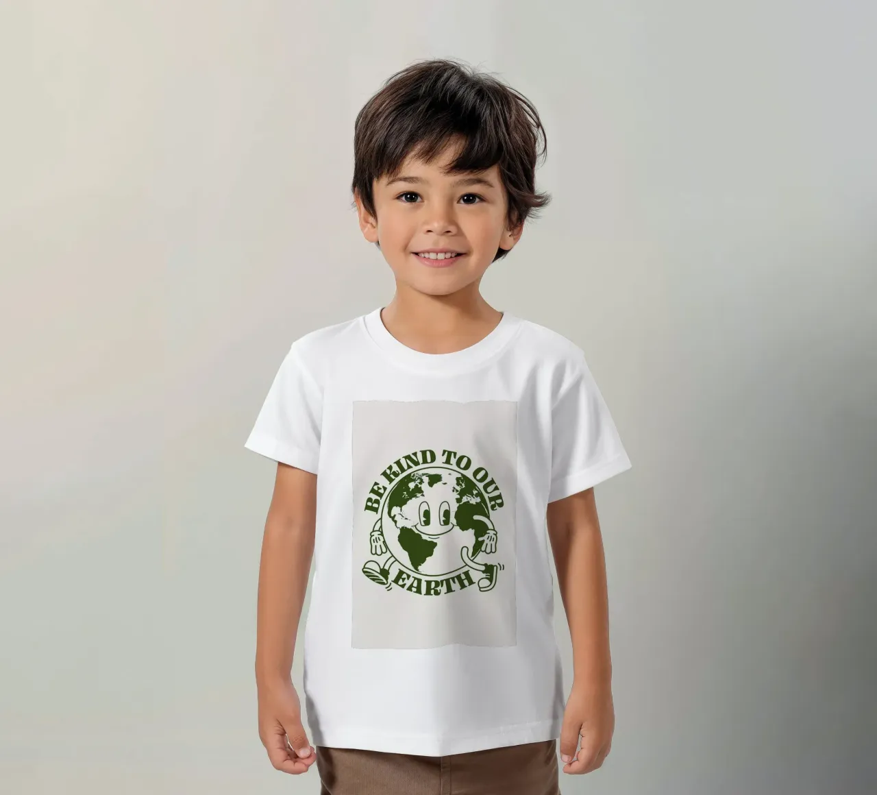 Be Kind With Our Earth Kinder T-Shirt von cafelab