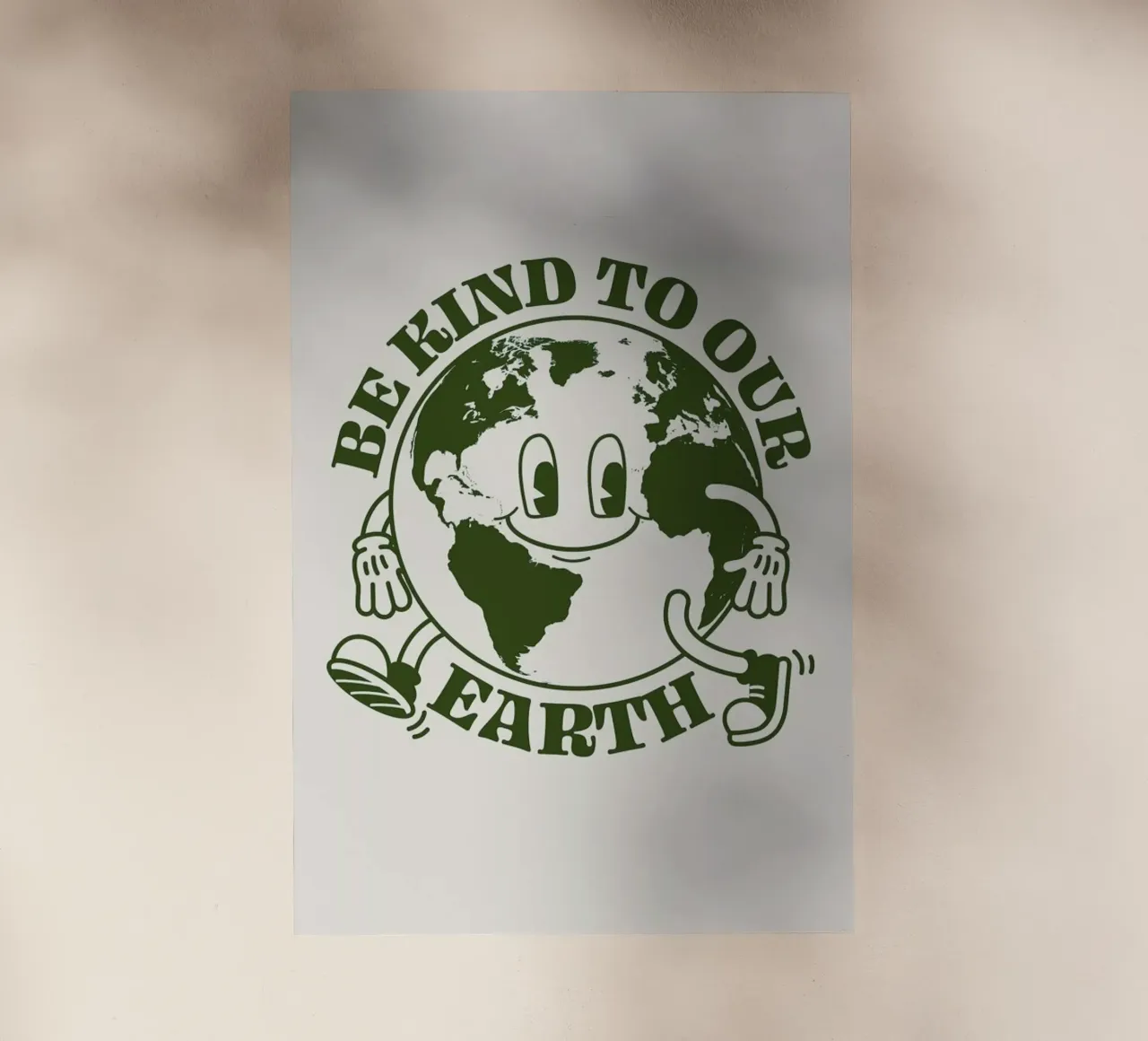Be Kind With Our Earth pellicola backlit da cafelab