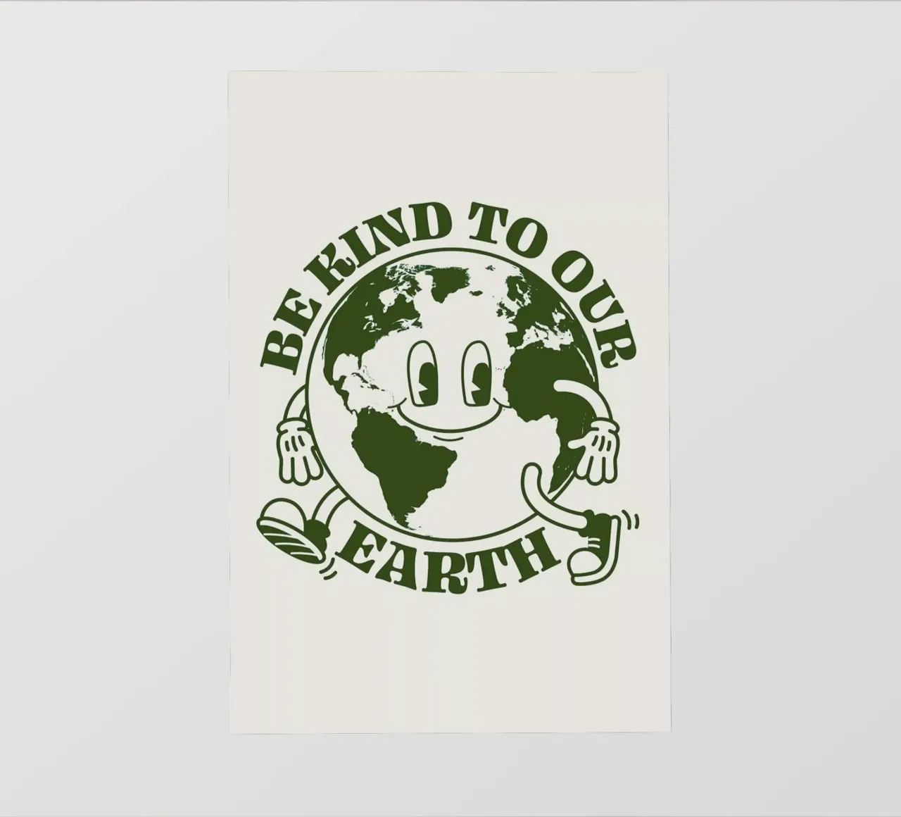 Be Kind With Our Earth pellicola backlit da cafelab