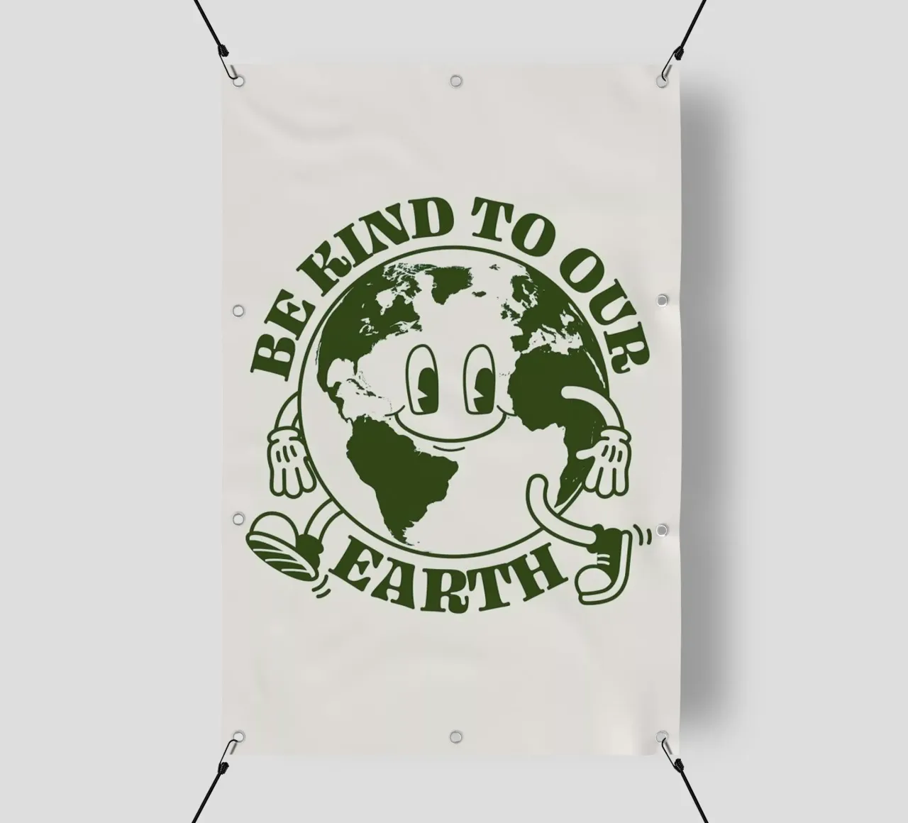 Be Kind With Our Earth telo in pvc da cafelab