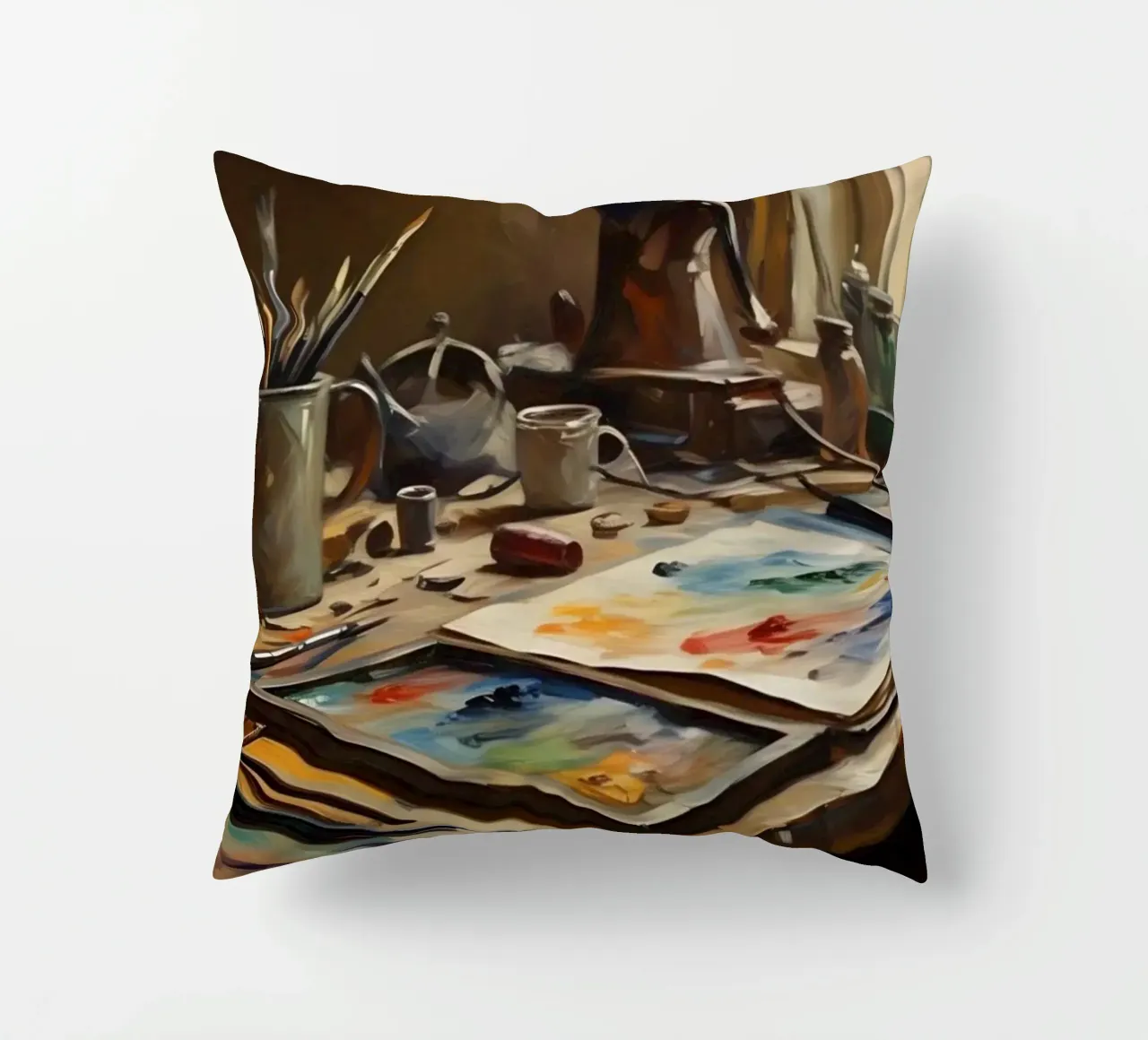 pennelli per pittura cuscino da Earthly Visions