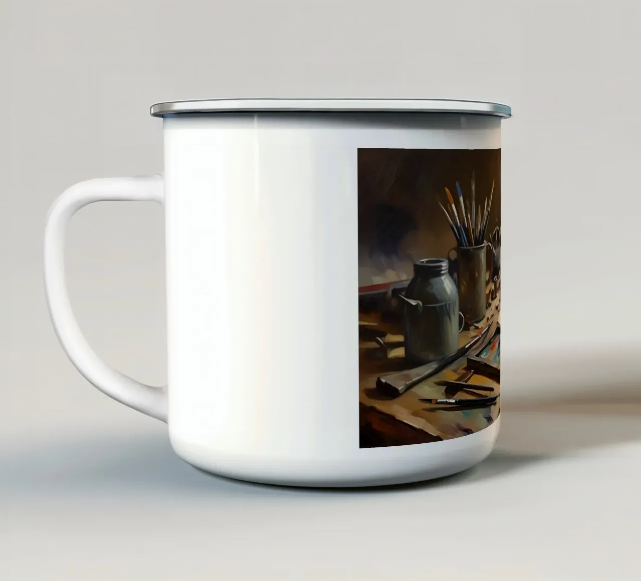 pennelli per pittura tazza in smalto da Earthly Visions