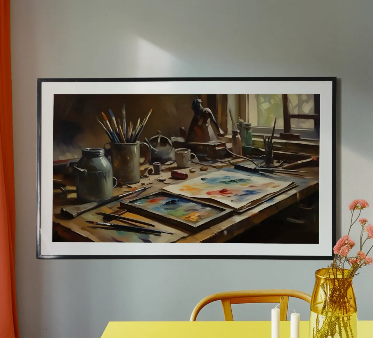 pennelli per pittura poster con telaio in alluminio da Earthly Visions