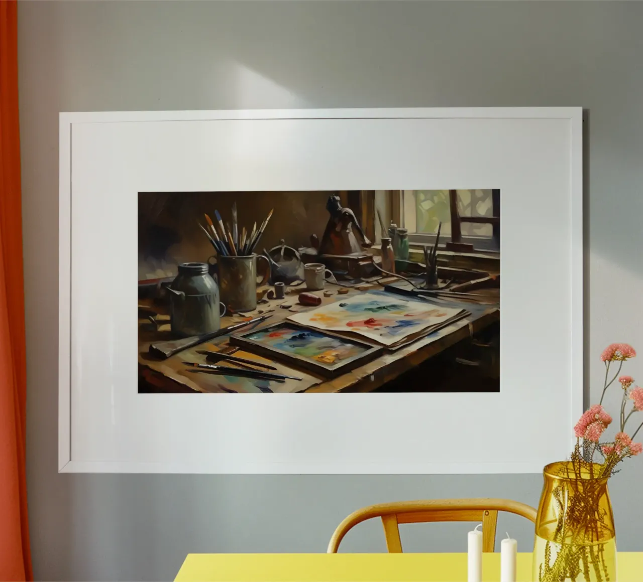 pennelli per pittura poster con telaio in alluminio da Earthly Visions