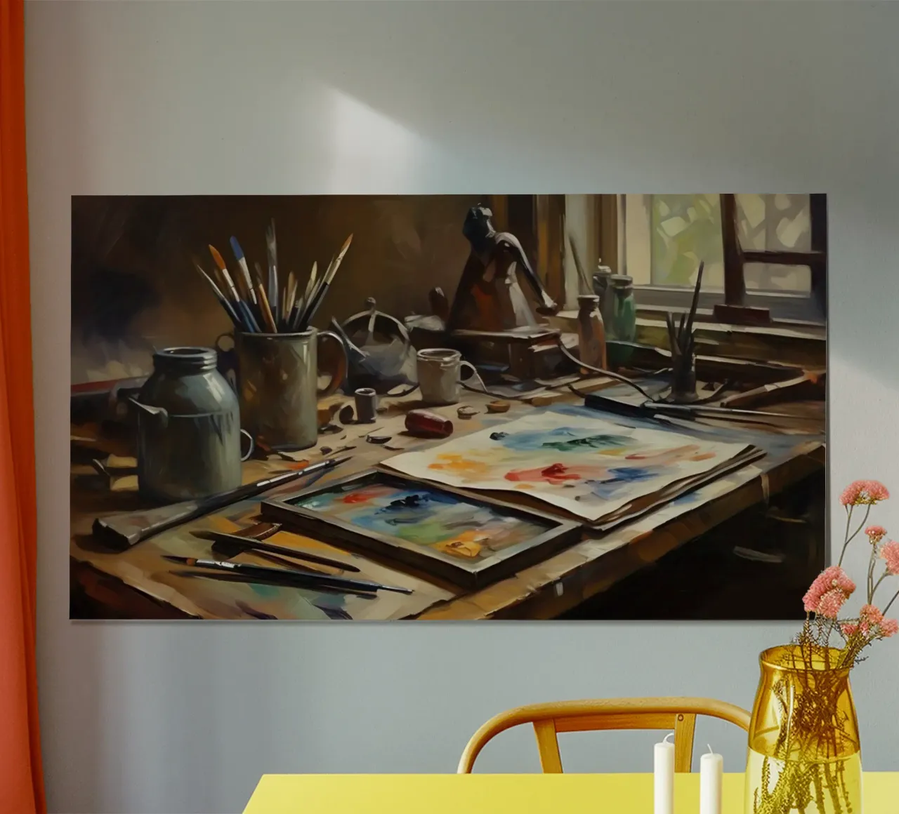 pennelli per pittura poster con telaio in alluminio da Earthly Visions