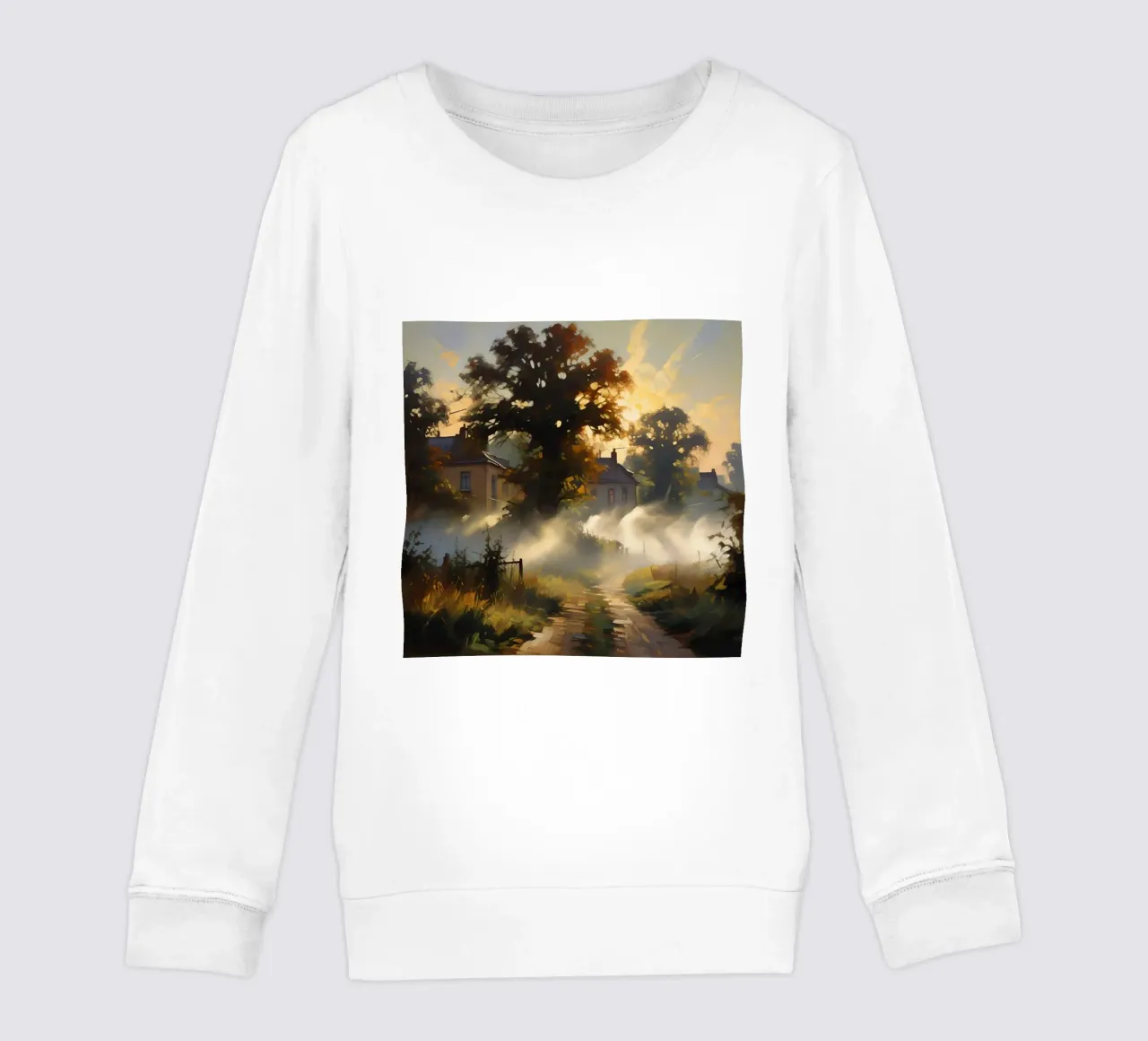 nebbia da strada di campagna felpa bambino da Earthly Visions