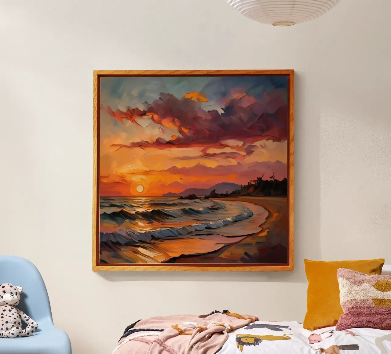 Sonnenuntergang Ozean Acryl-Glas von Earthly Visions