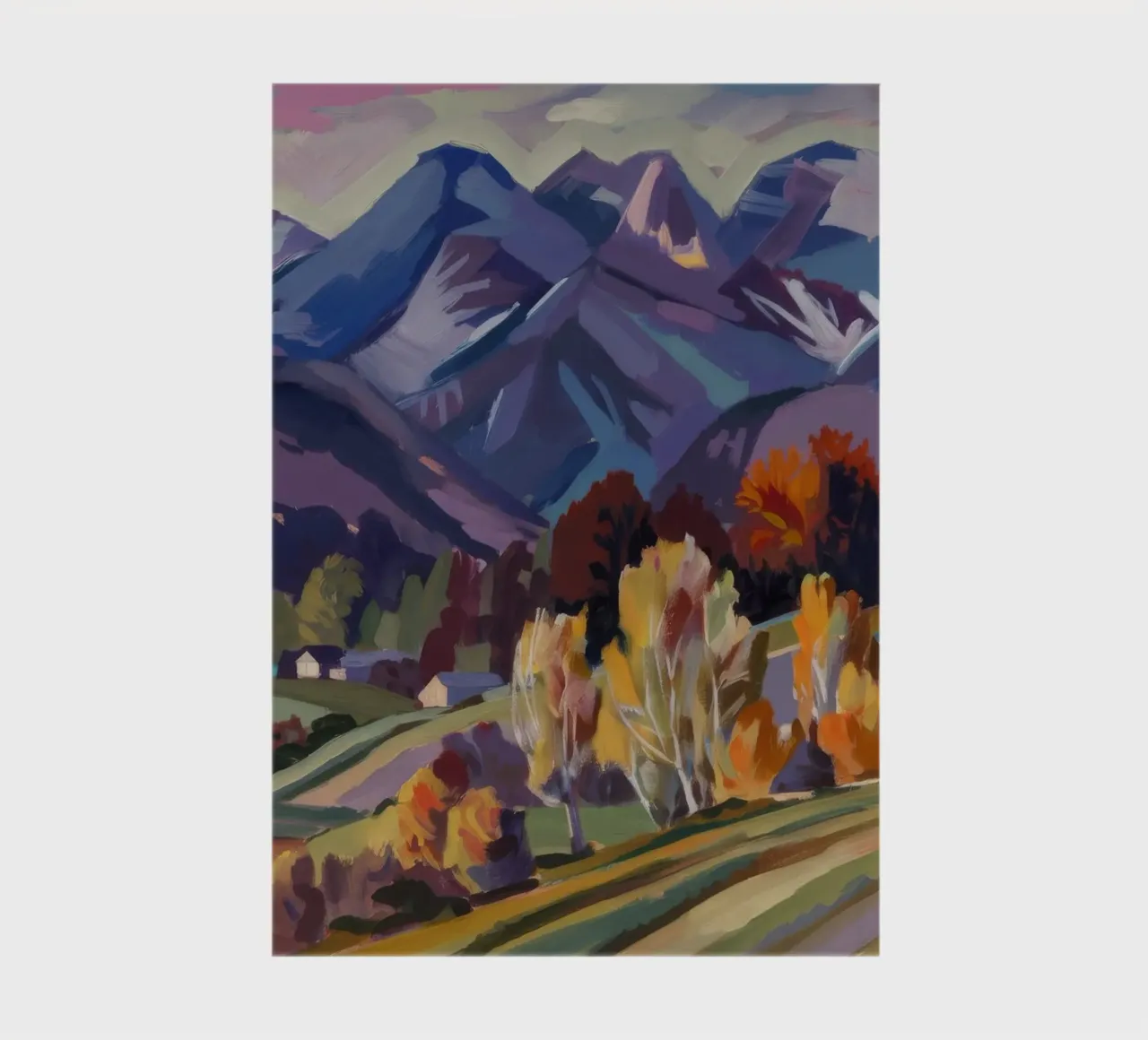 Autumn Fields Majesty notebook by Radiance Landscape