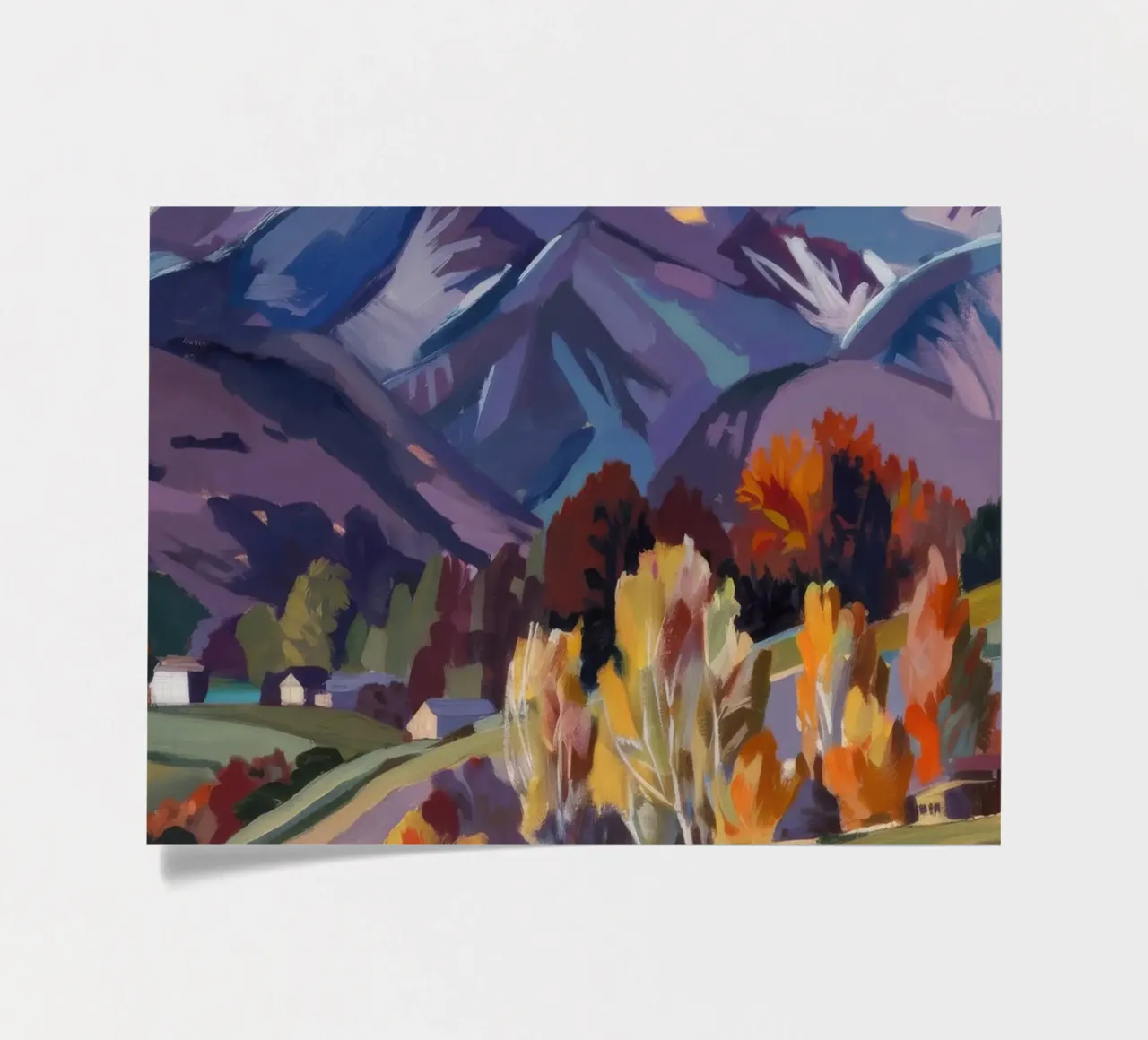 Maestà dei campi d'autunno foglio adesivo da Radiance Landscape