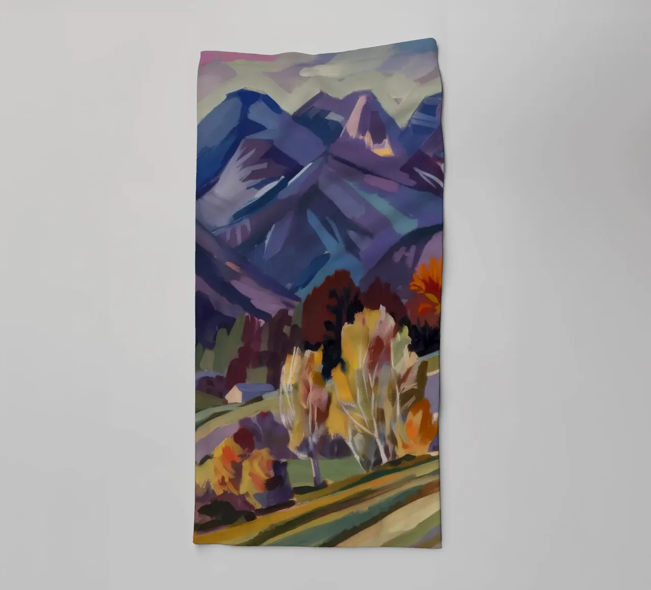 Autumn Fields Majesty towel by Radiance Landscape