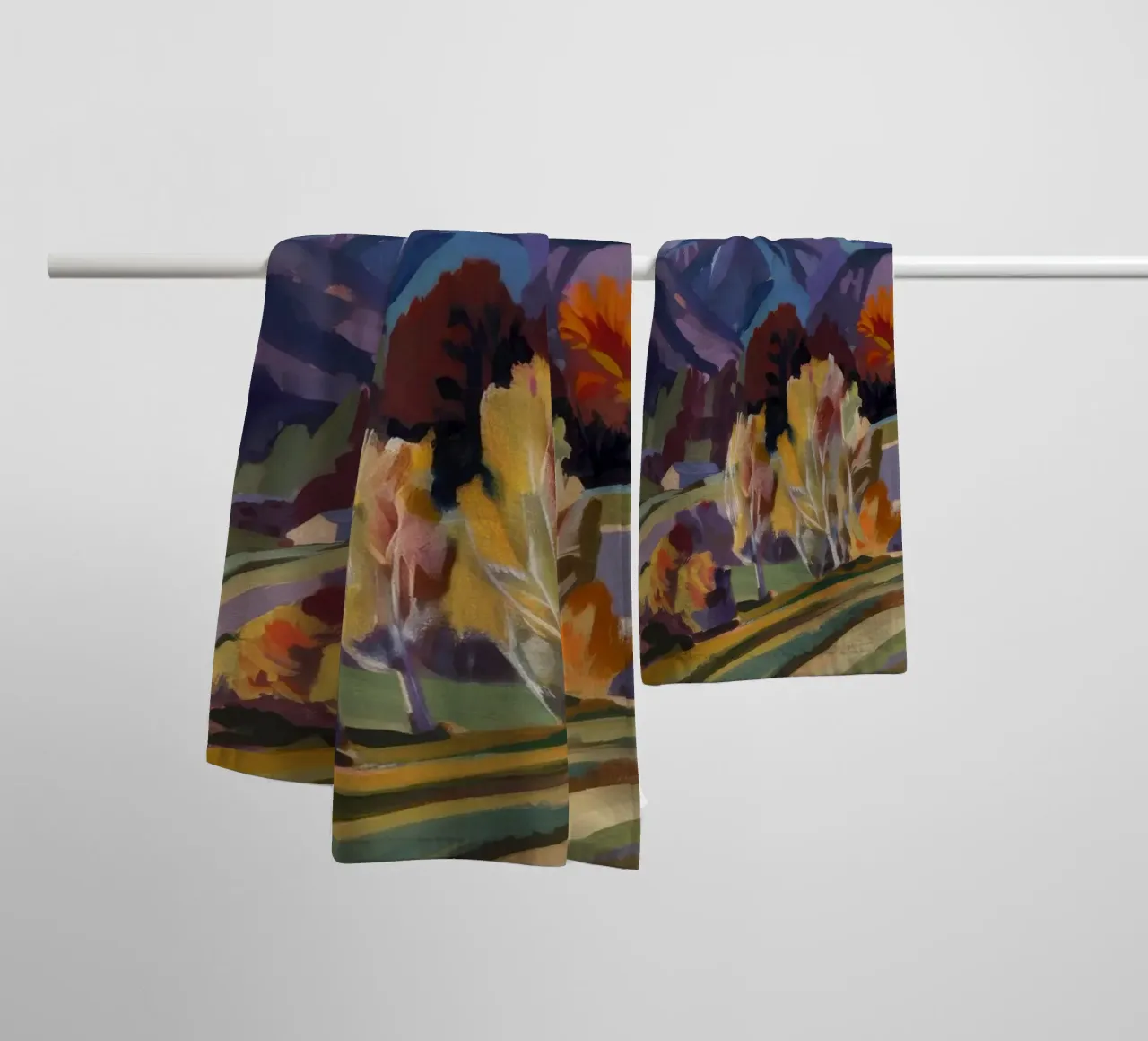 Autumn Fields Majesty towel by Radiance Landscape