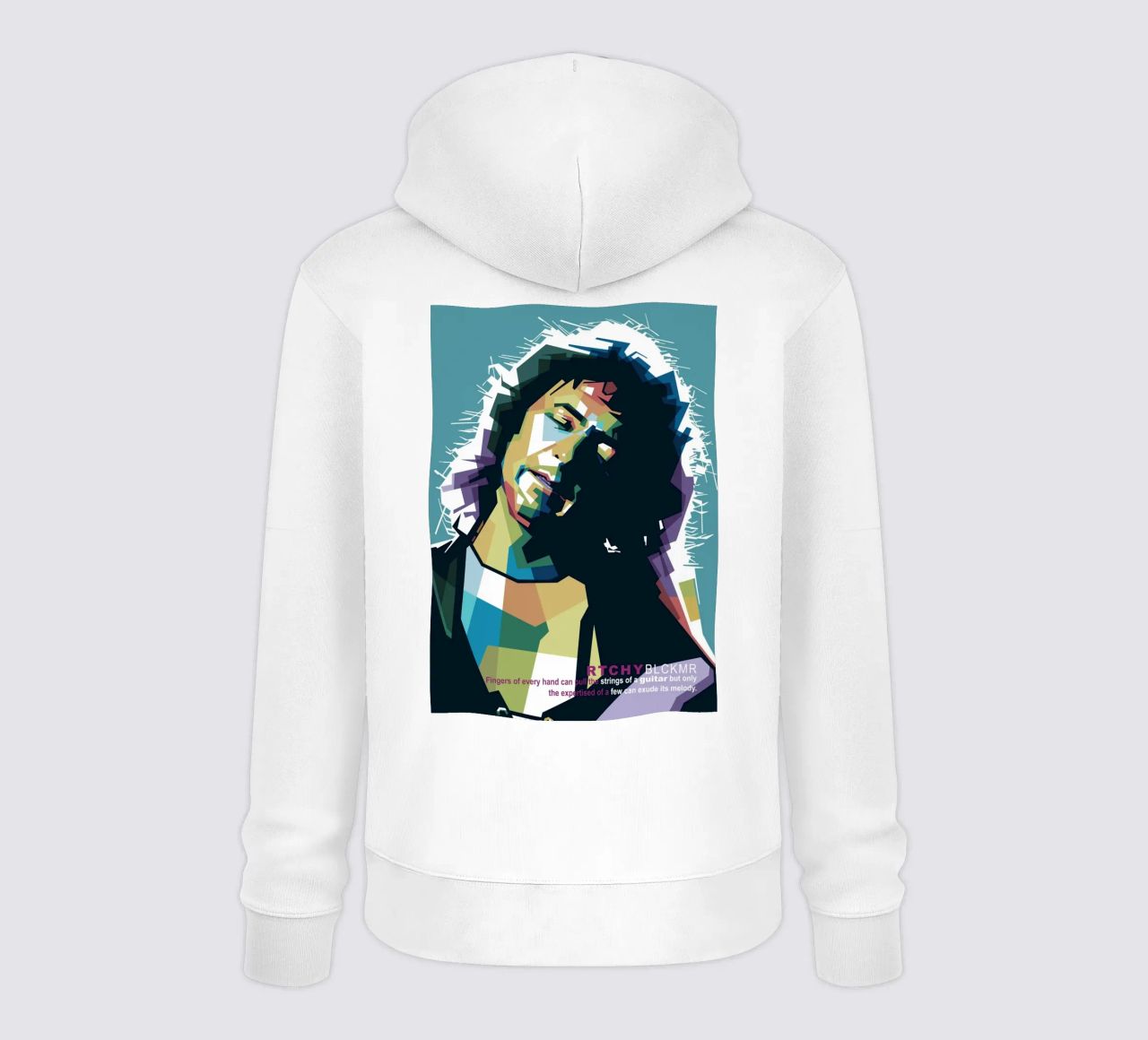 Ritchie Blackmore Pop Art | WPAP felpa con cappuccio da Alkahfsmart