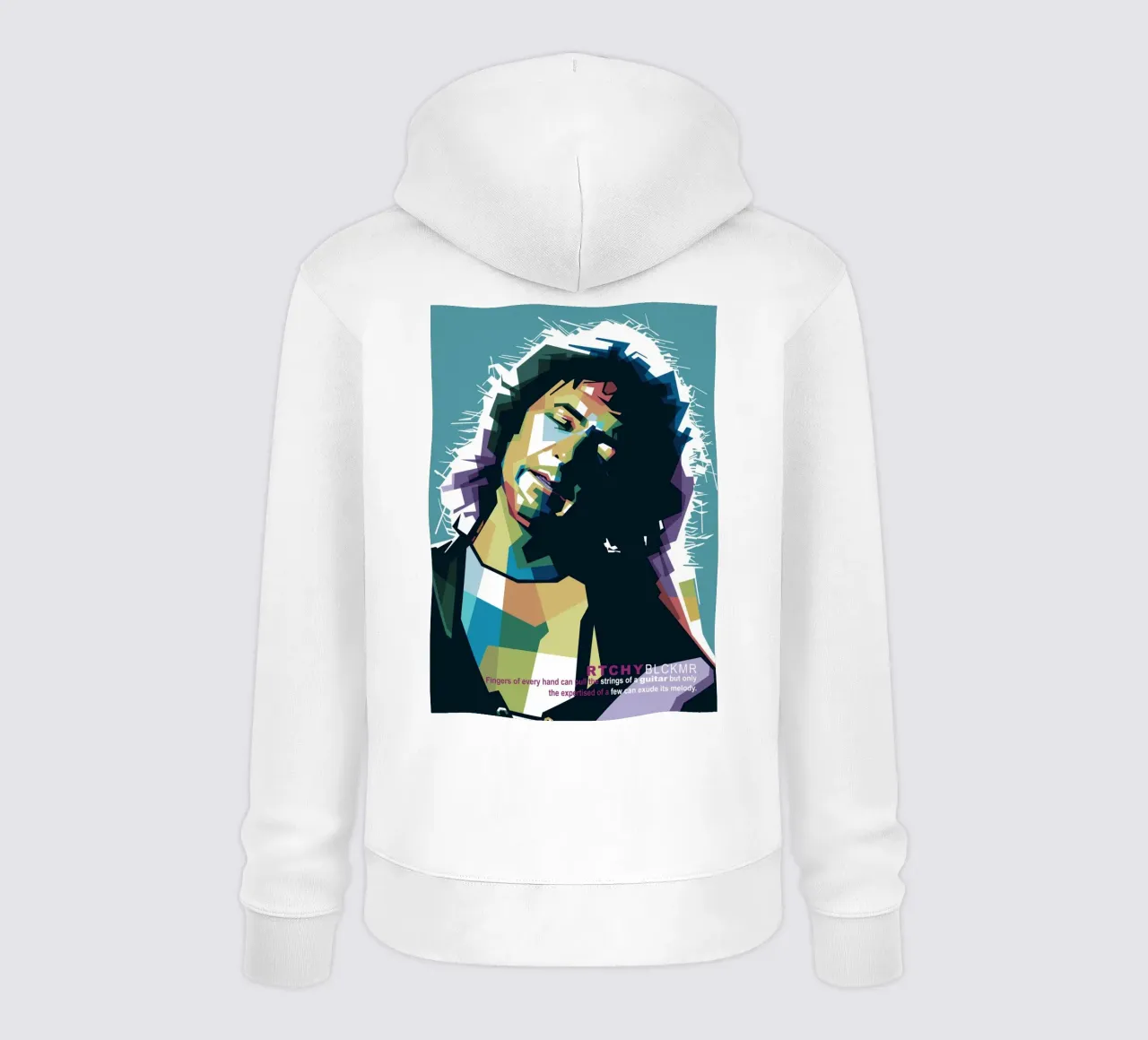 Ritchie Blackmore Pop Art | WPAP felpa con cappuccio da Alkahfsmart