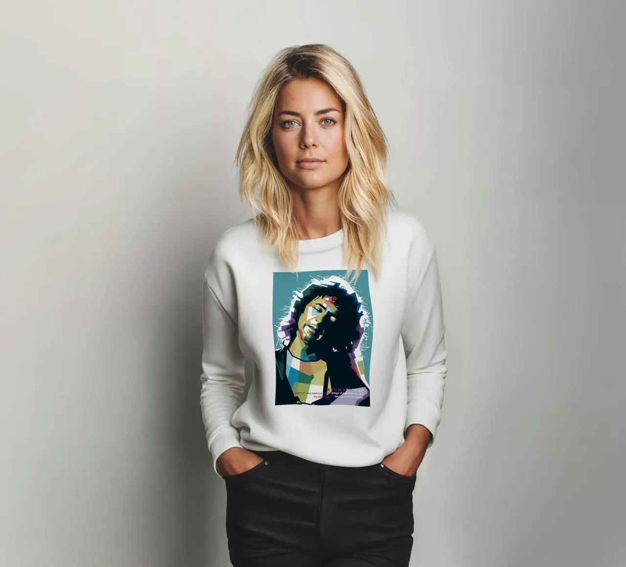 Ritchie Blackmore Pop Art | WPAP felpa da Alkahfsmart