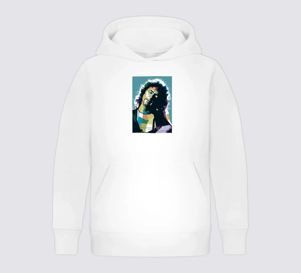 Ritchie Blackmore Pop Art | WPAP felpa bambino con cappuccio da Alkahfsmart