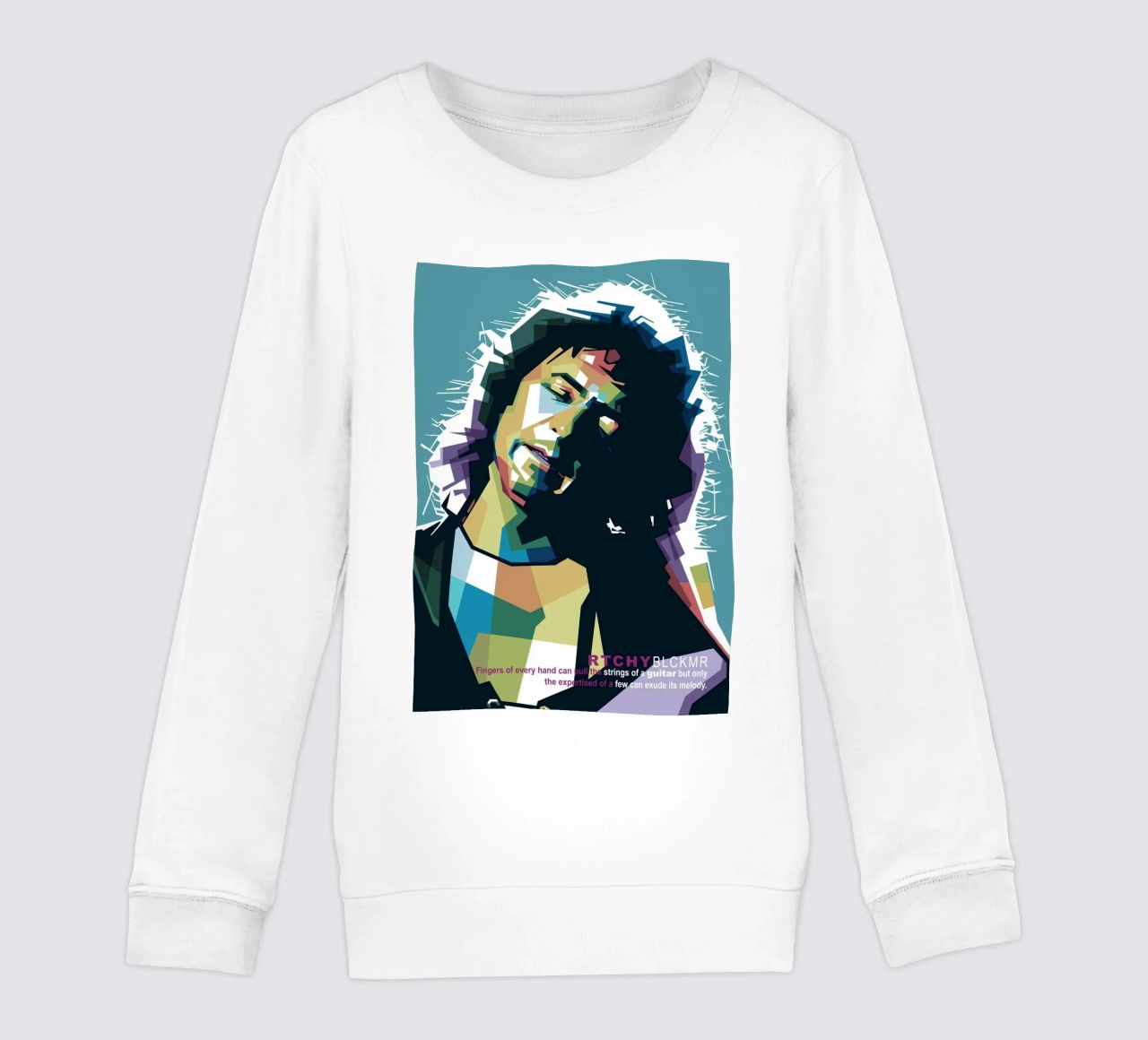 Ritchie Blackmore Pop Art | WPAP felpa bambino da Alkahfsmart
