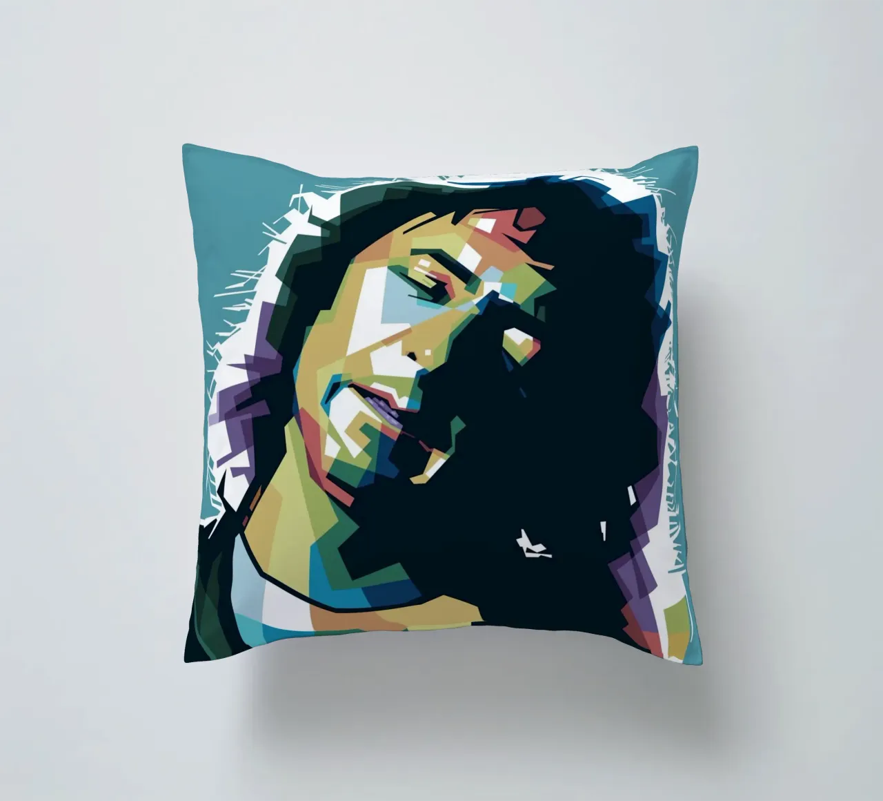 Ritchie Blackmore Pop Art | WPAP cuscino da Alkahfsmart