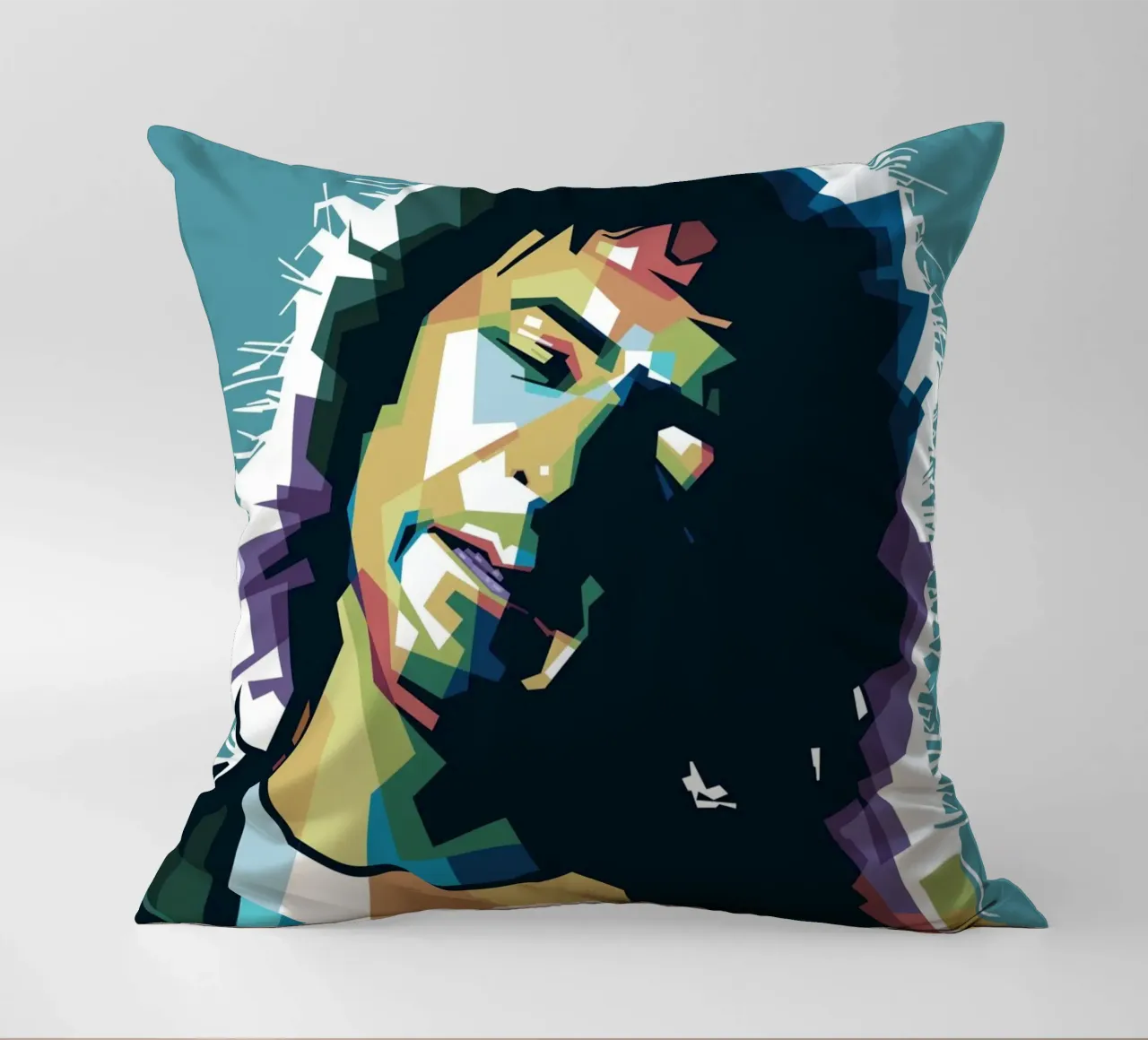 Ritchie Blackmore Pop Art | WPAP cojín de Alkahfsmart