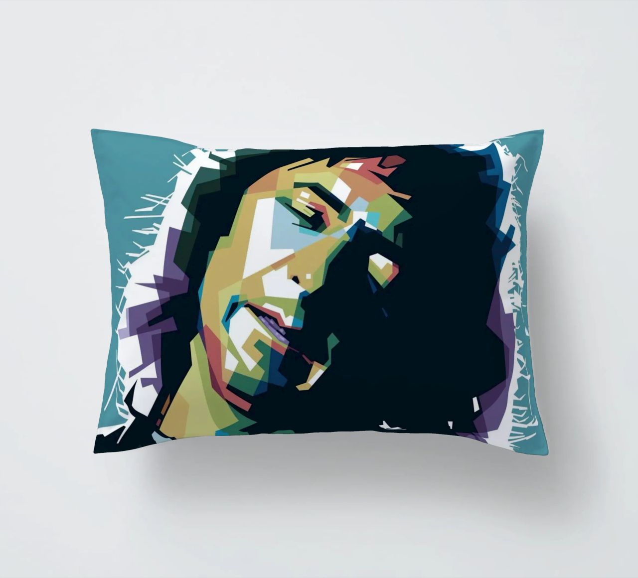 Ritchie Blackmore Pop Art | WPAP decorative cushion by Alkahfsmart