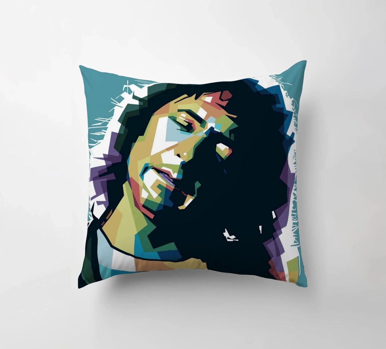 Ritchie Blackmore Pop Art | WPAP decorative cushion by Alkahfsmart