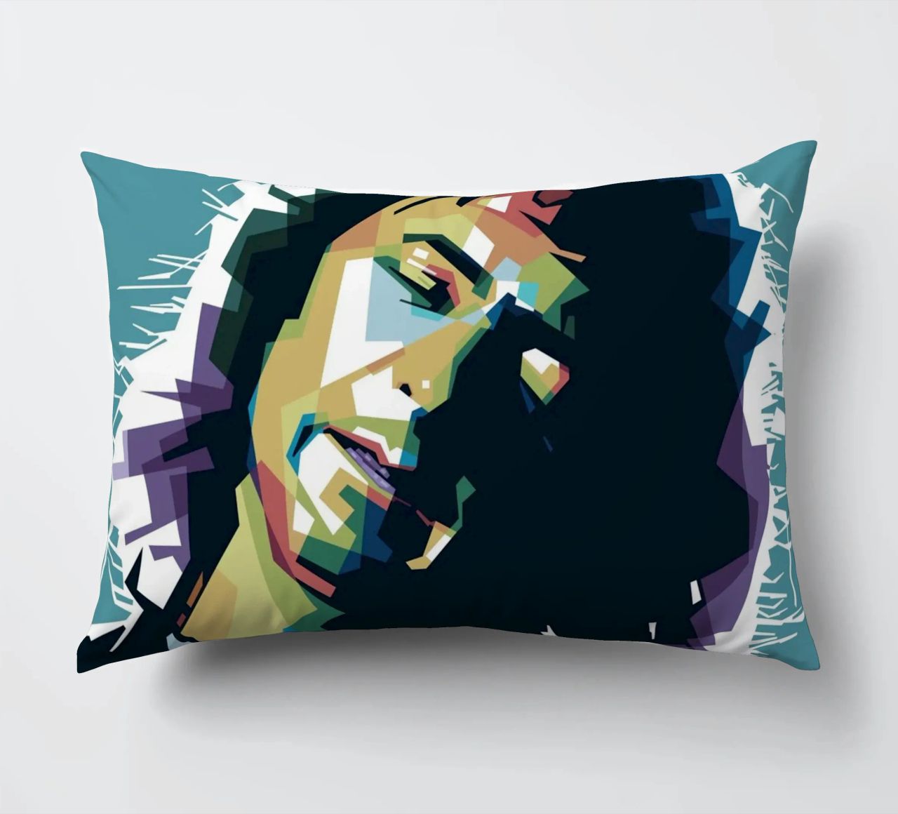 Ritchie Blackmore Pop Art | WPAP decorative cushion by Alkahfsmart