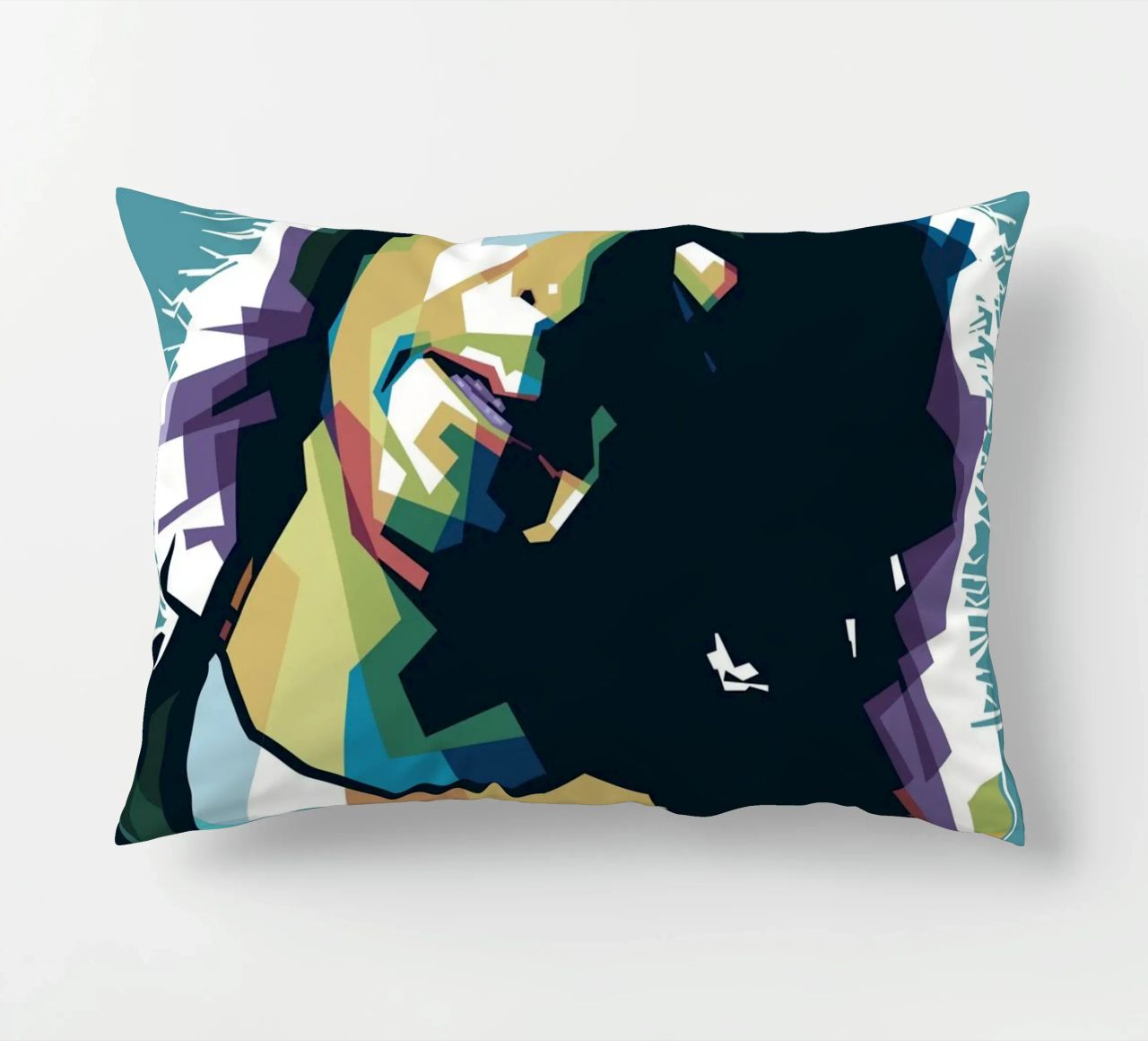 Ritchie Blackmore Pop Art | WPAP decorative cushion by Alkahfsmart