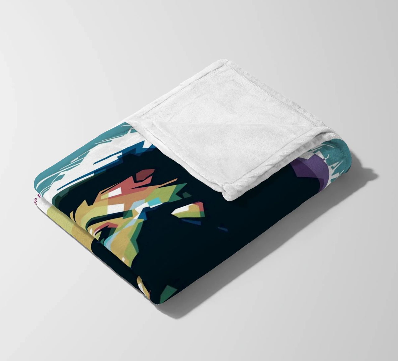 Ritchie Blackmore Pop Art | WPAP fleece blanket by Alkahfsmart