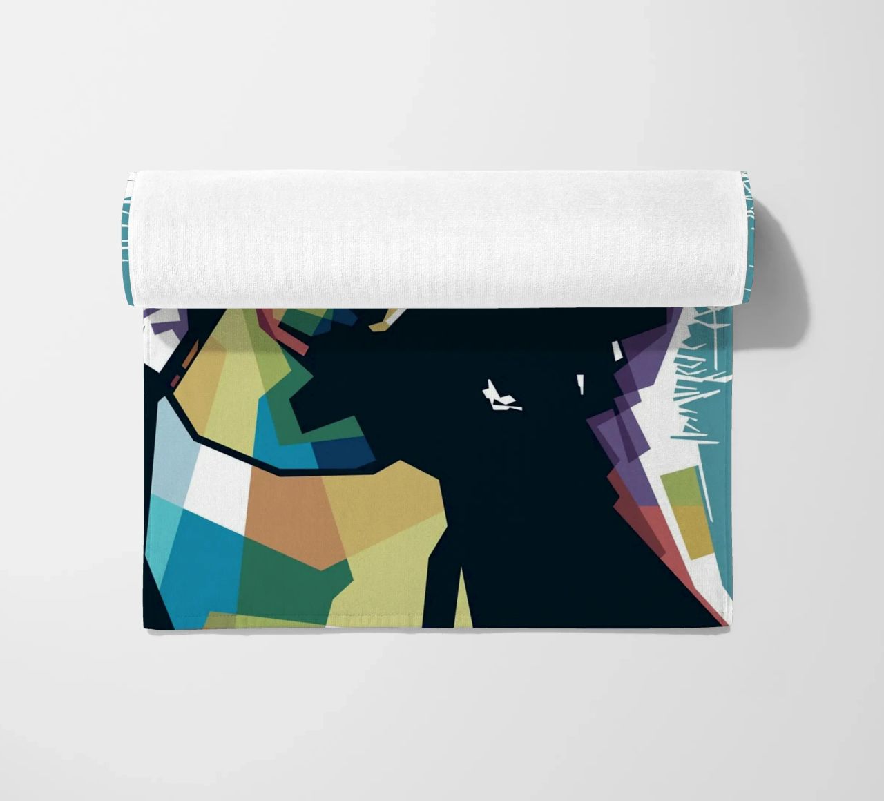 Ritchie Blackmore Pop Art | WPAP beach towel by Alkahfsmart
