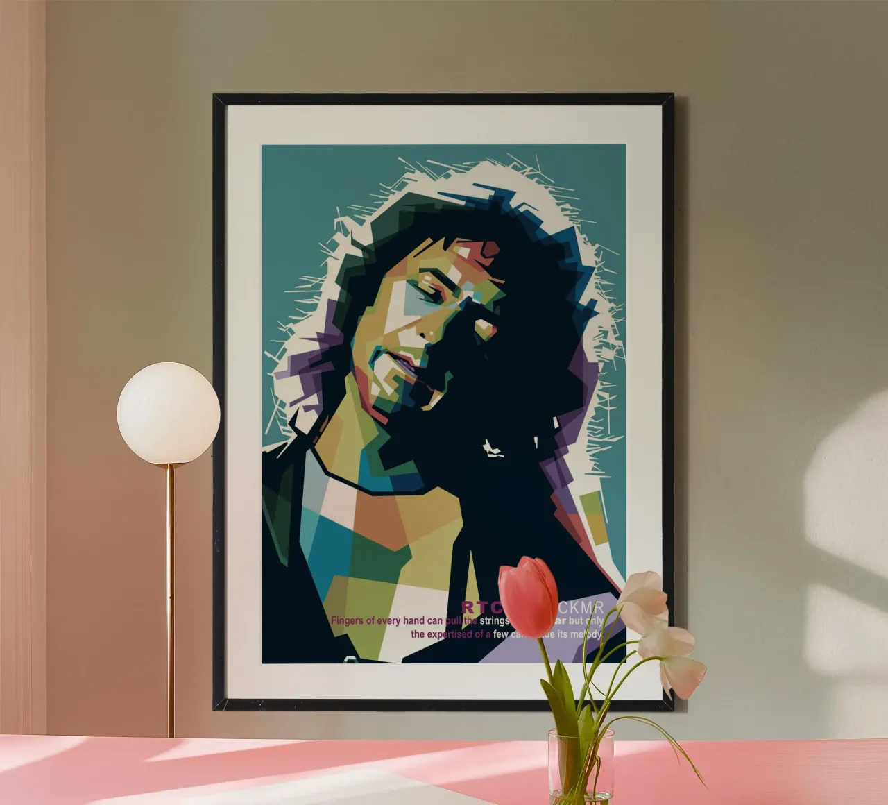 Ritchie Blackmore Pop Art | WPAP carta hahnemühle da Alkahfsmart