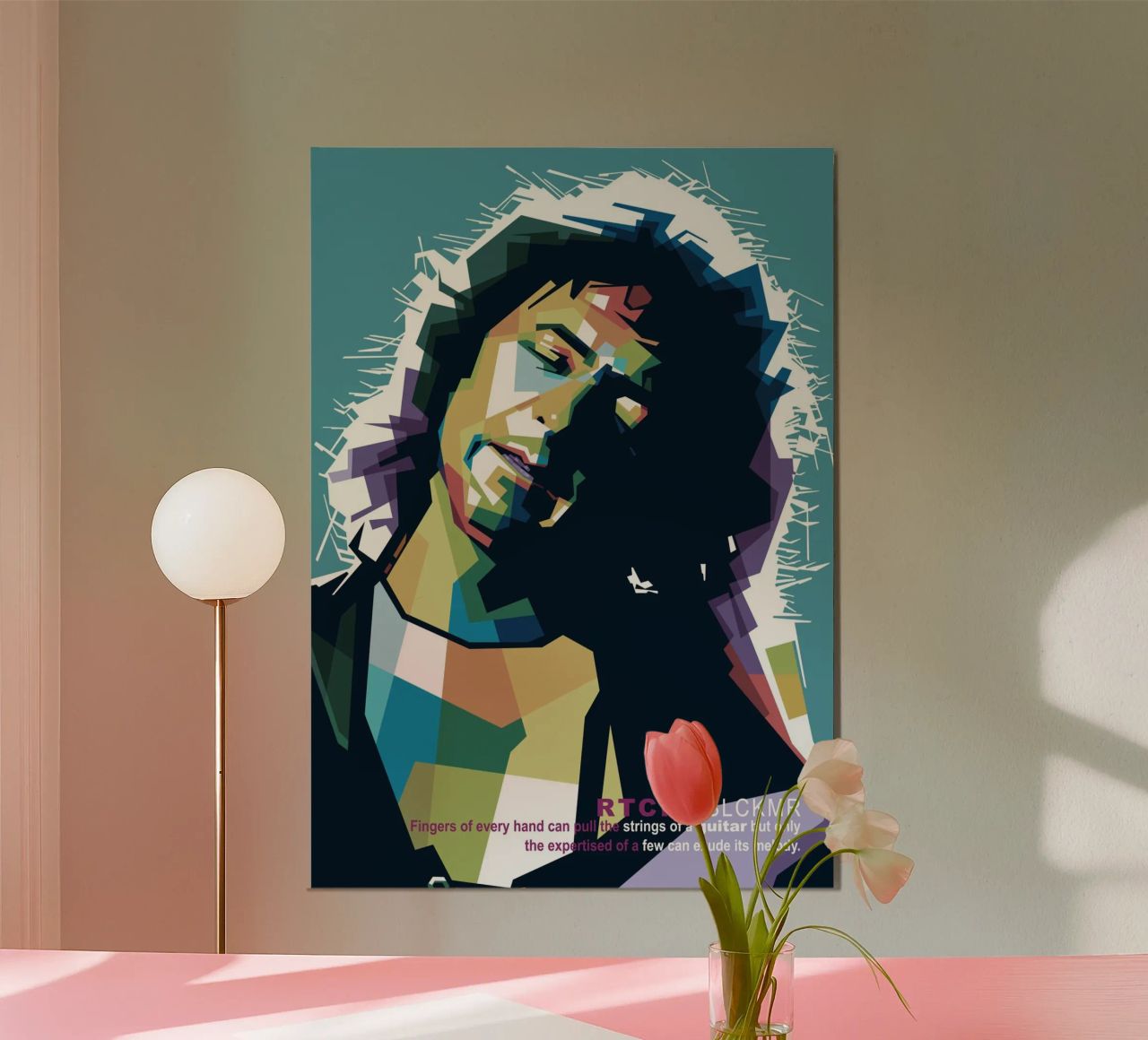 Ritchie Blackmore Pop Art | WPAP poster by Alkahfsmart