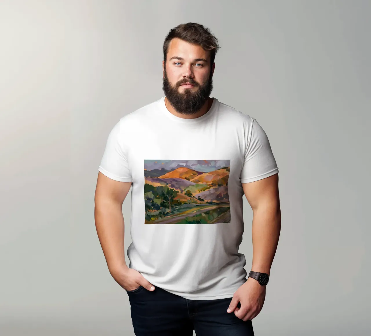 Valley's Gentle Slopes t-shirt by Radiance Landscape
