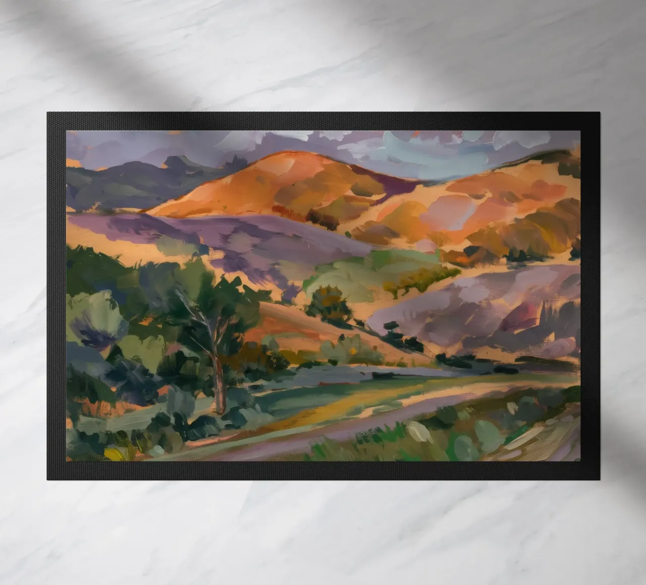 Valley's Gentle Slopes doormat by Radiance Landscape
