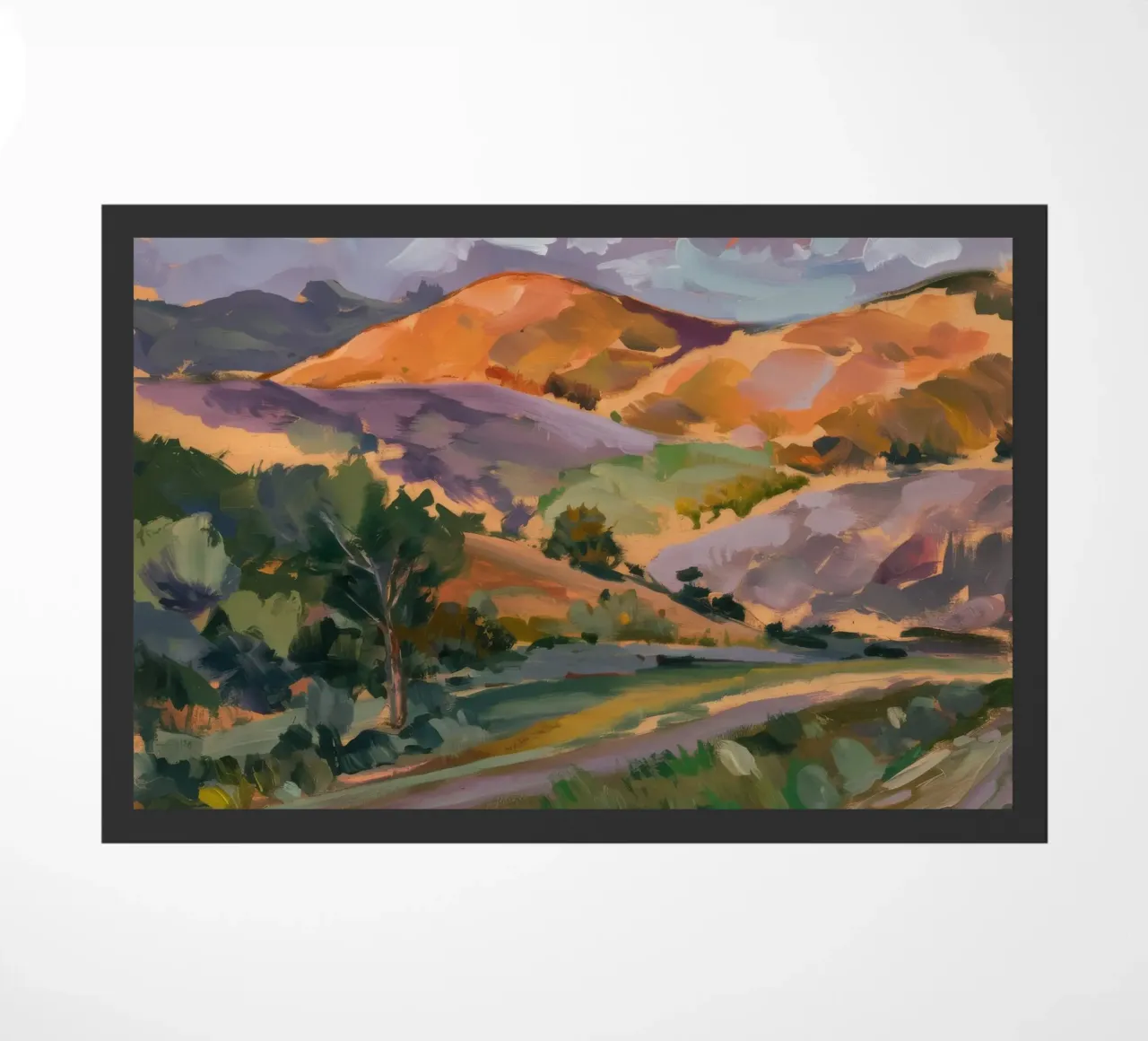 Valley's Gentle Slopes doormat by Radiance Landscape