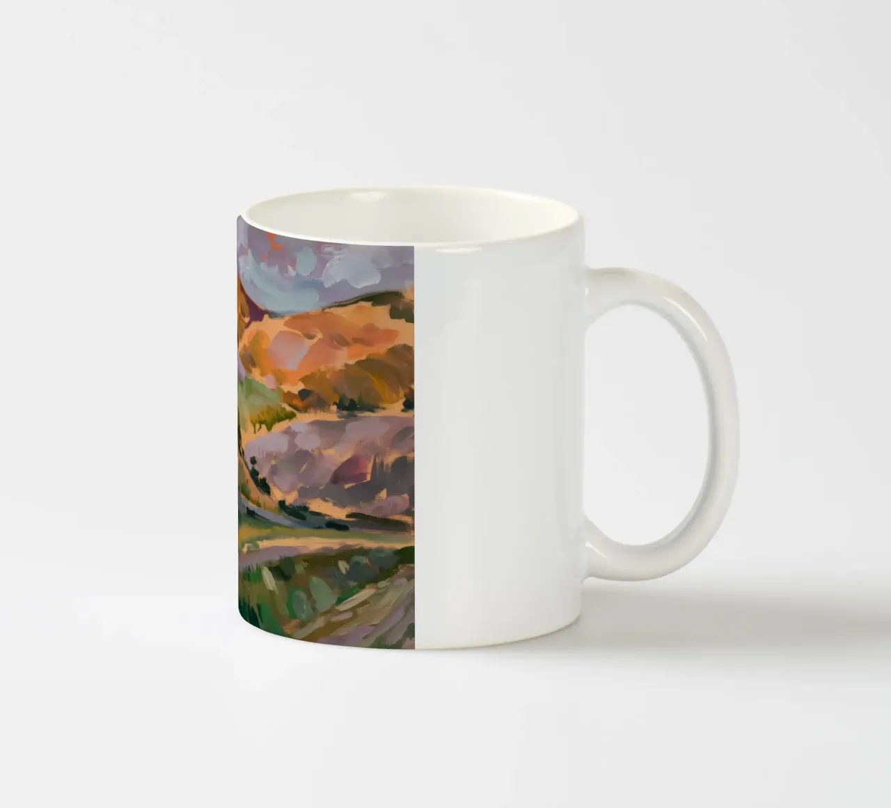 I dolci pendii della valle tazza in ceramica da Radiance Landscape