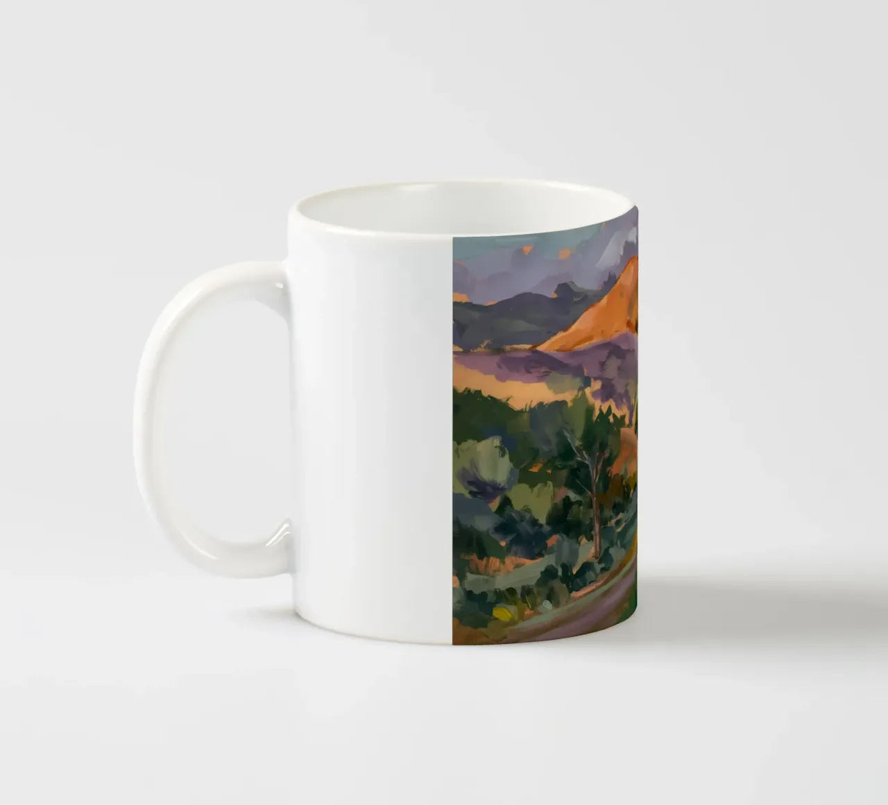 I dolci pendii della valle tazza in ceramica da Radiance Landscape