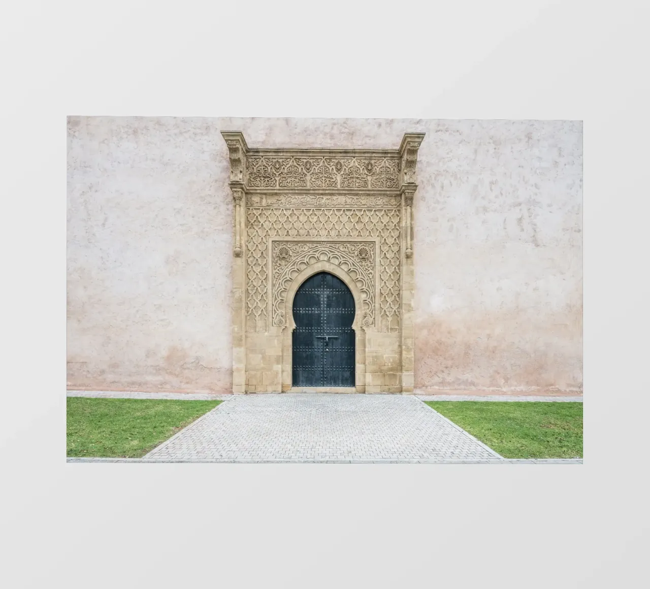 Decorated door in Rabat pellicola backlit da photolovers