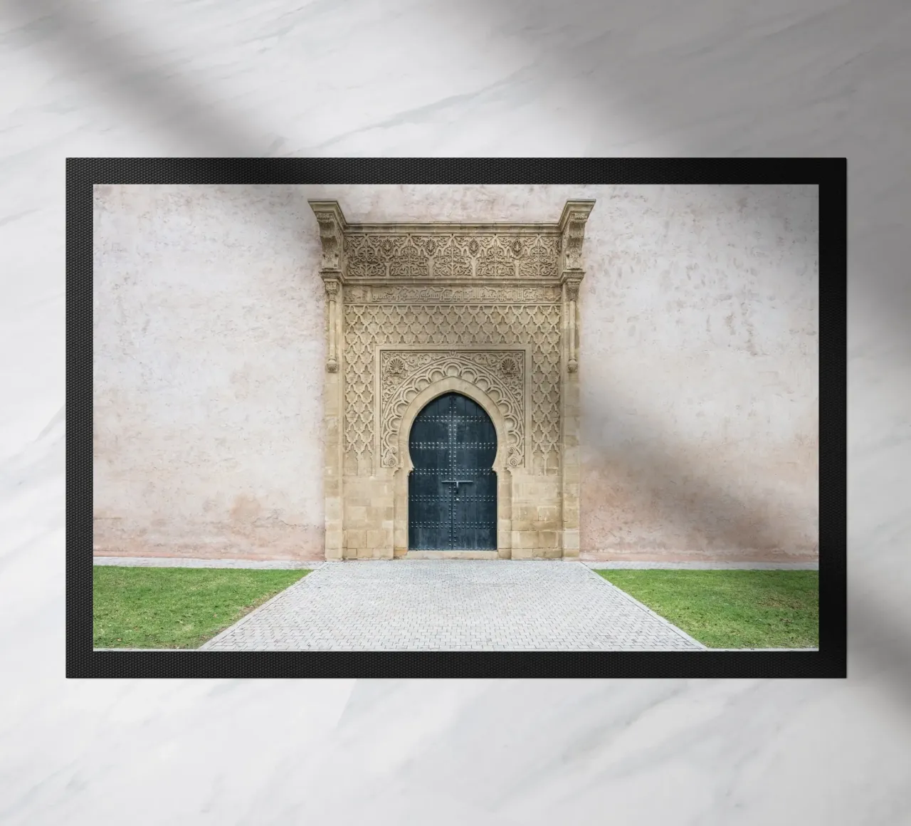 Decorated door in Rabat zerbino da photolovers