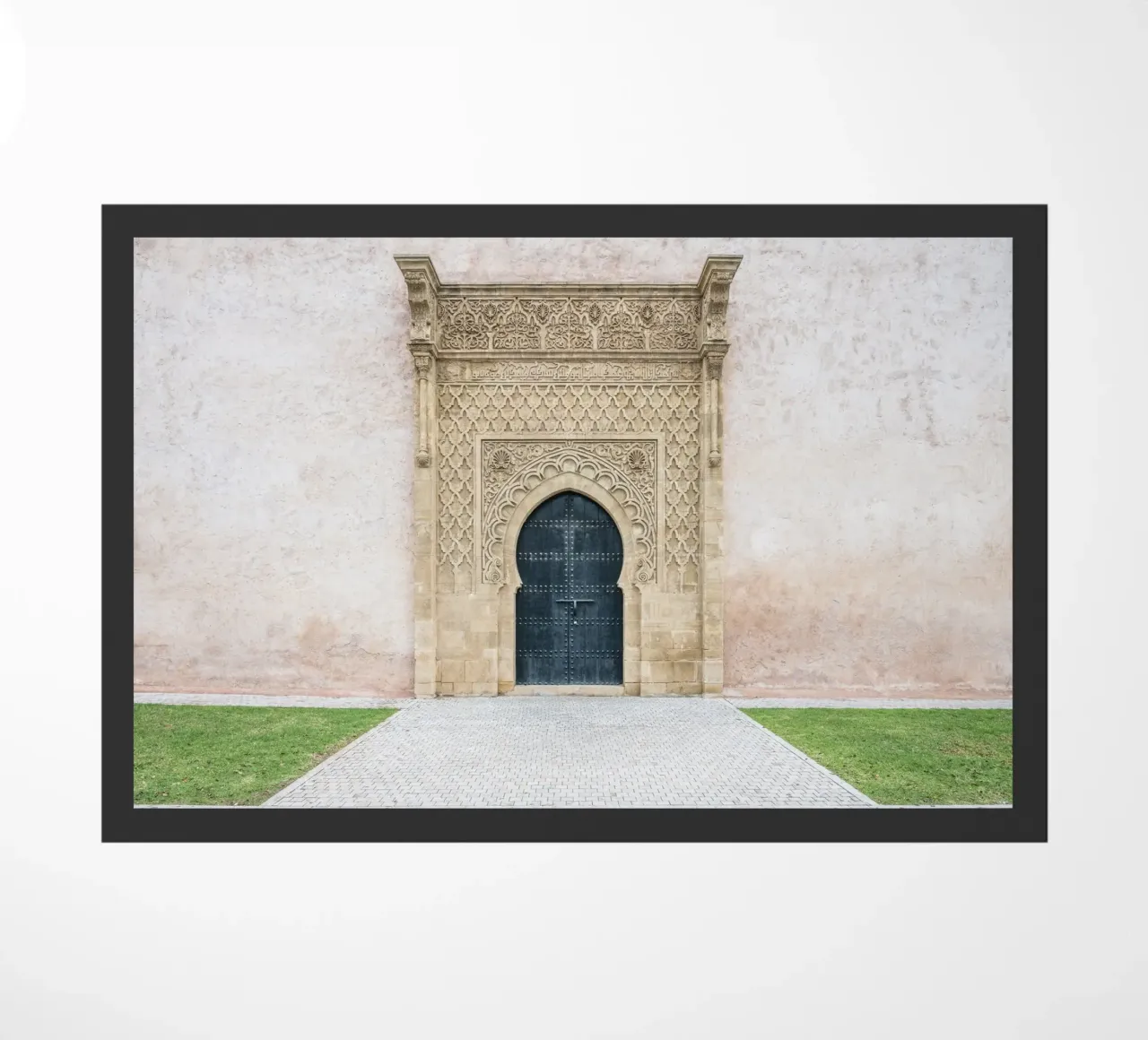 Decorated door in Rabat zerbino da photolovers