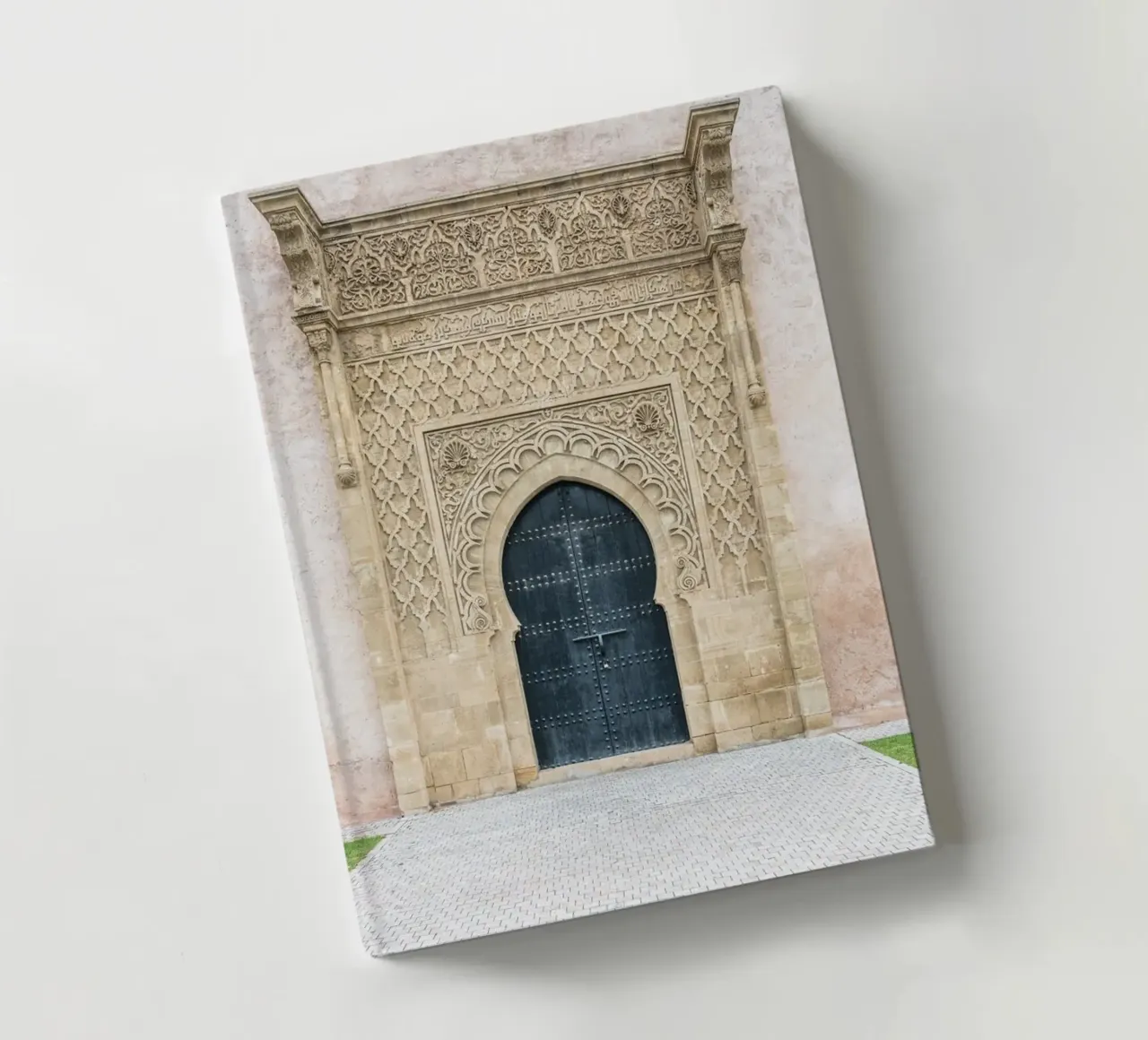 Decorated door in Rabat notebook by photolovers